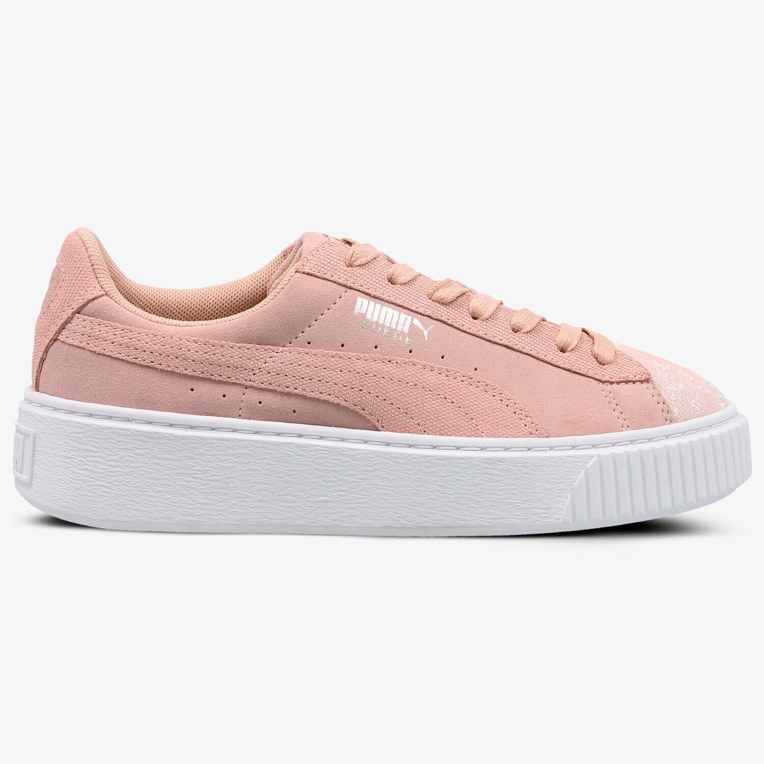 dámské tenisky PUMA SUEDE PLATFORM PEBBLE WN'S 36546401 RŮŽOVÁ