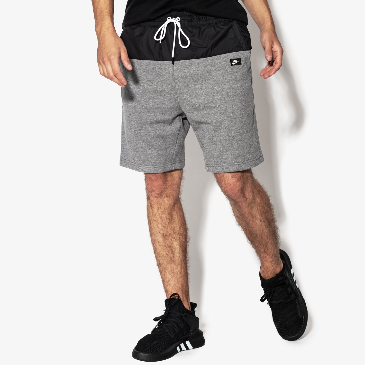 pánské kraťasy NIKE ŠORTKY  M NSW MODERN SHORT FT 886247-091 ŠEDÁ