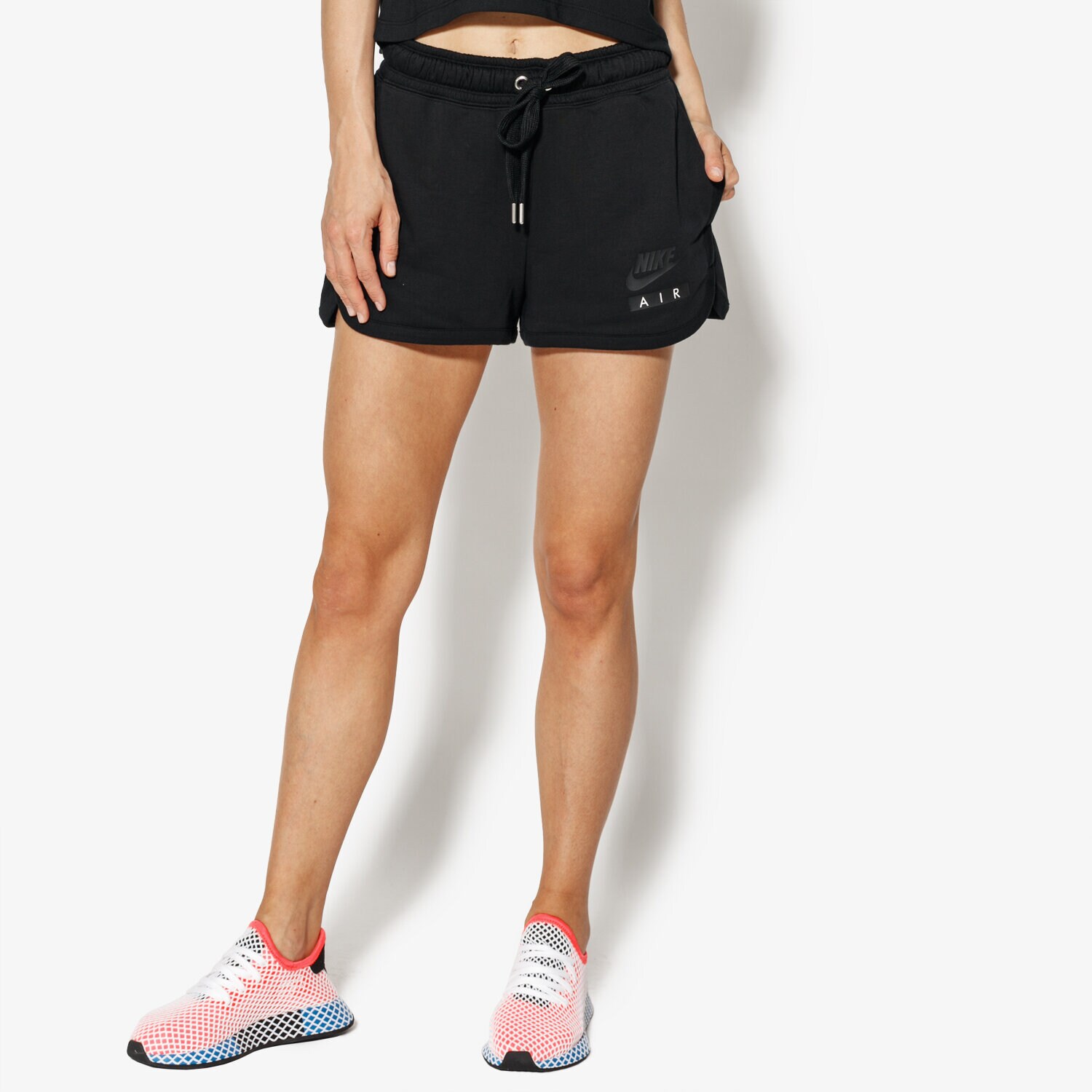 dámské kraťasy NIKE ŠORTKY  W NSW SHORT FT AIR AA1180-010 ČERNÁ