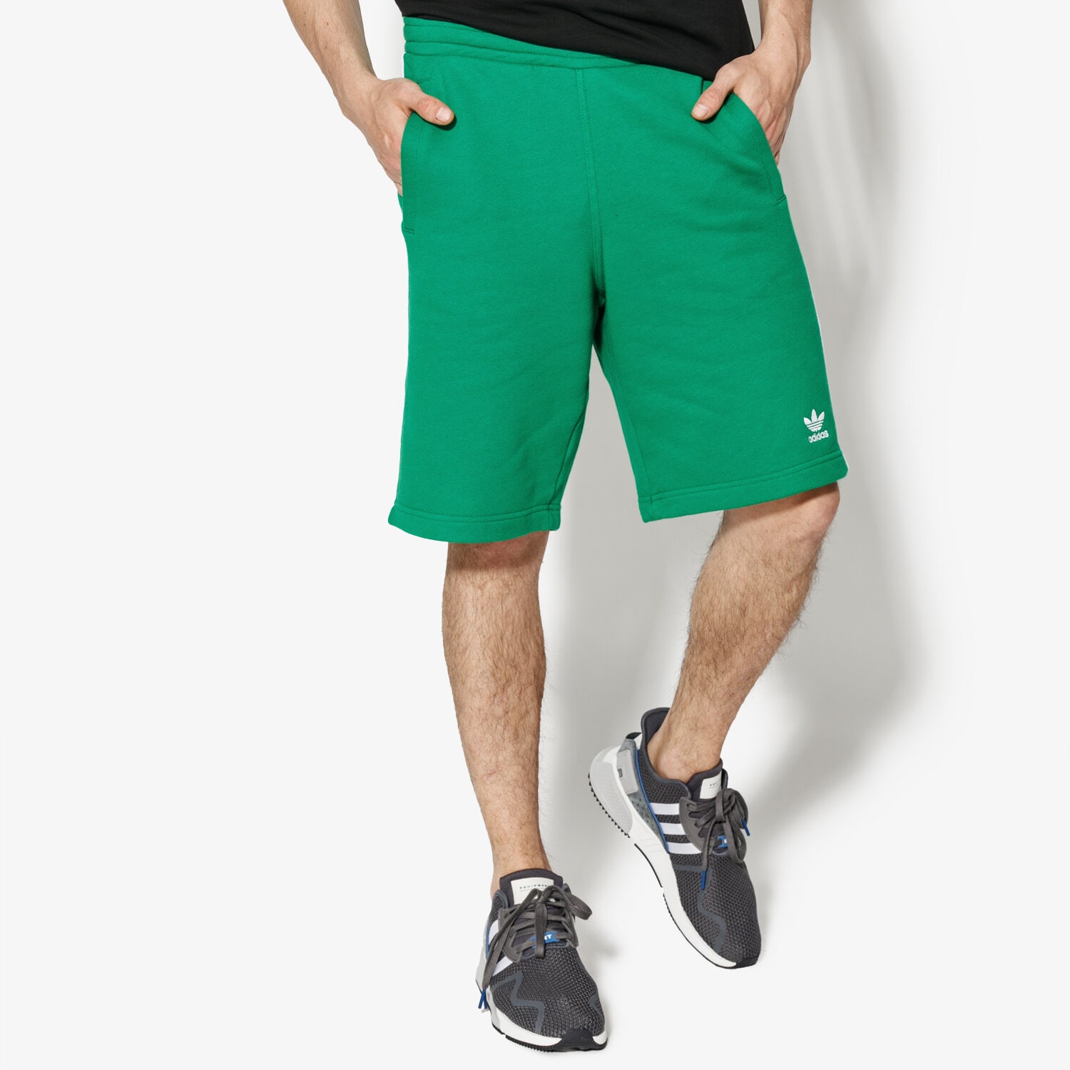 pánské kraťasy ADIDAS ŠORTKY  ADICOLOR 3-STRIPES SHORT CW2439 ZELENÁ