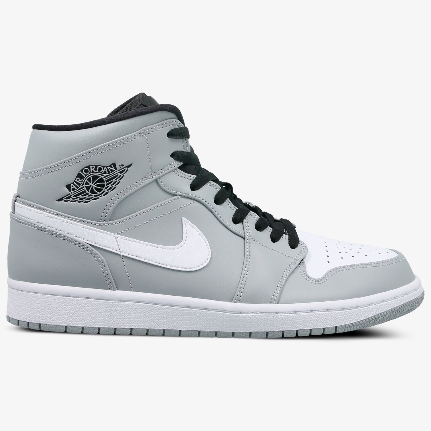 pánské tenisky AIR JORDAN 1 MID 554724046 ŠEDÁ