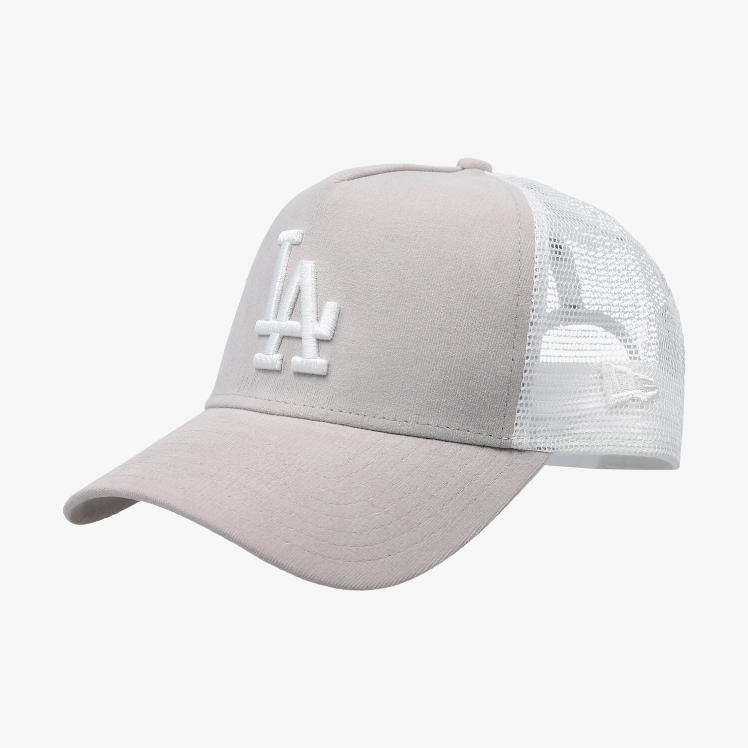 dámská kšiltovka NEW ERA ČEPICE WMNS AFRAME TRUCKER LA DODGERS LOS ANGELES DO 80581100 ŠEDÁ