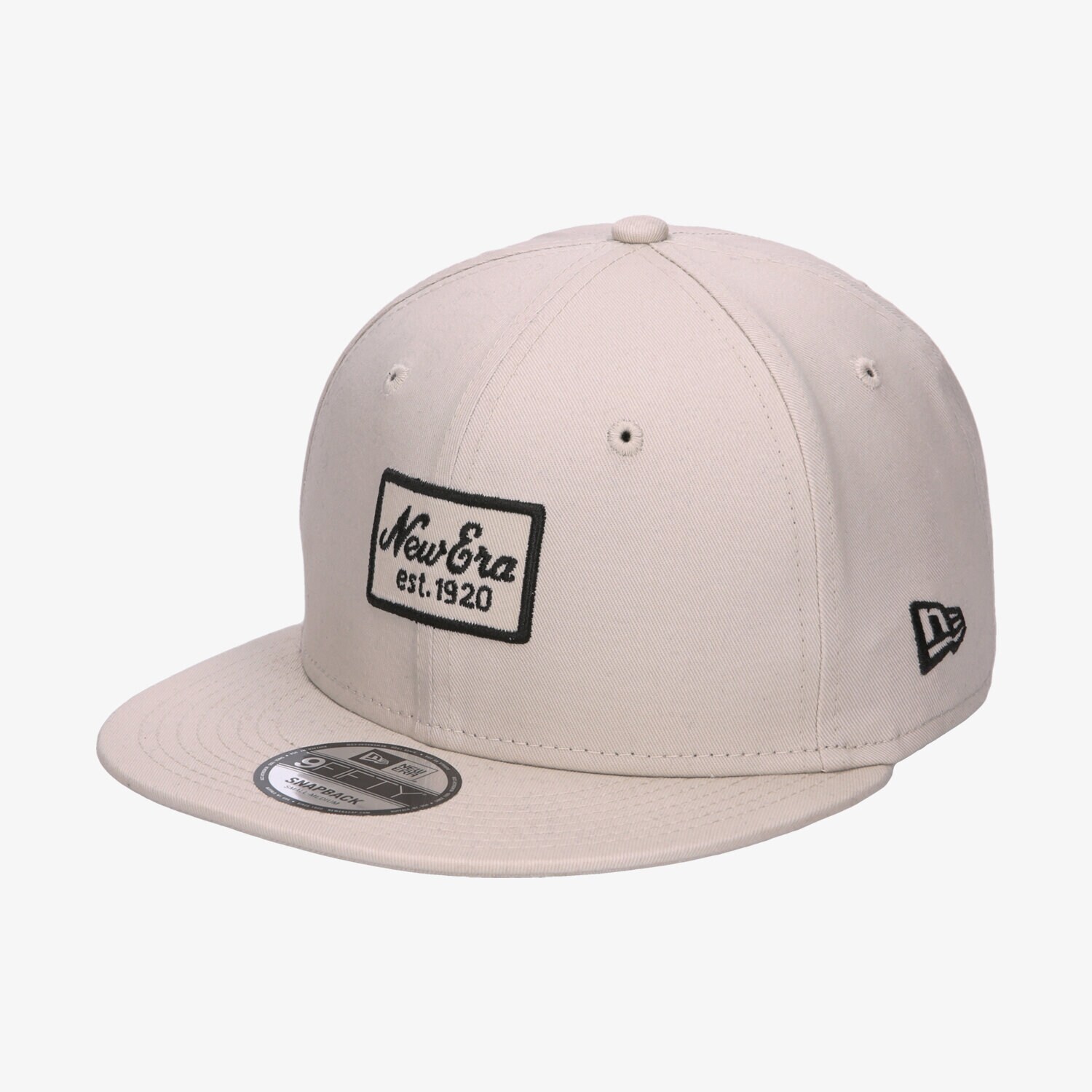 pánská kšiltovka NEW ERA ČEPICE NE SCRIPT PATCH 9FIFTY NONE STN 80581022 BÉŽOVÁ