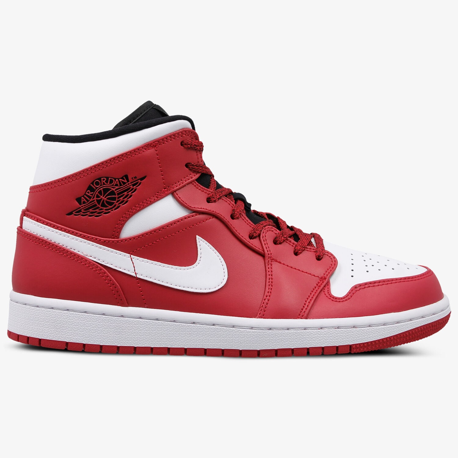 pánské tenisky AIR JORDAN 1 MID 554724605 ČERVENÁ