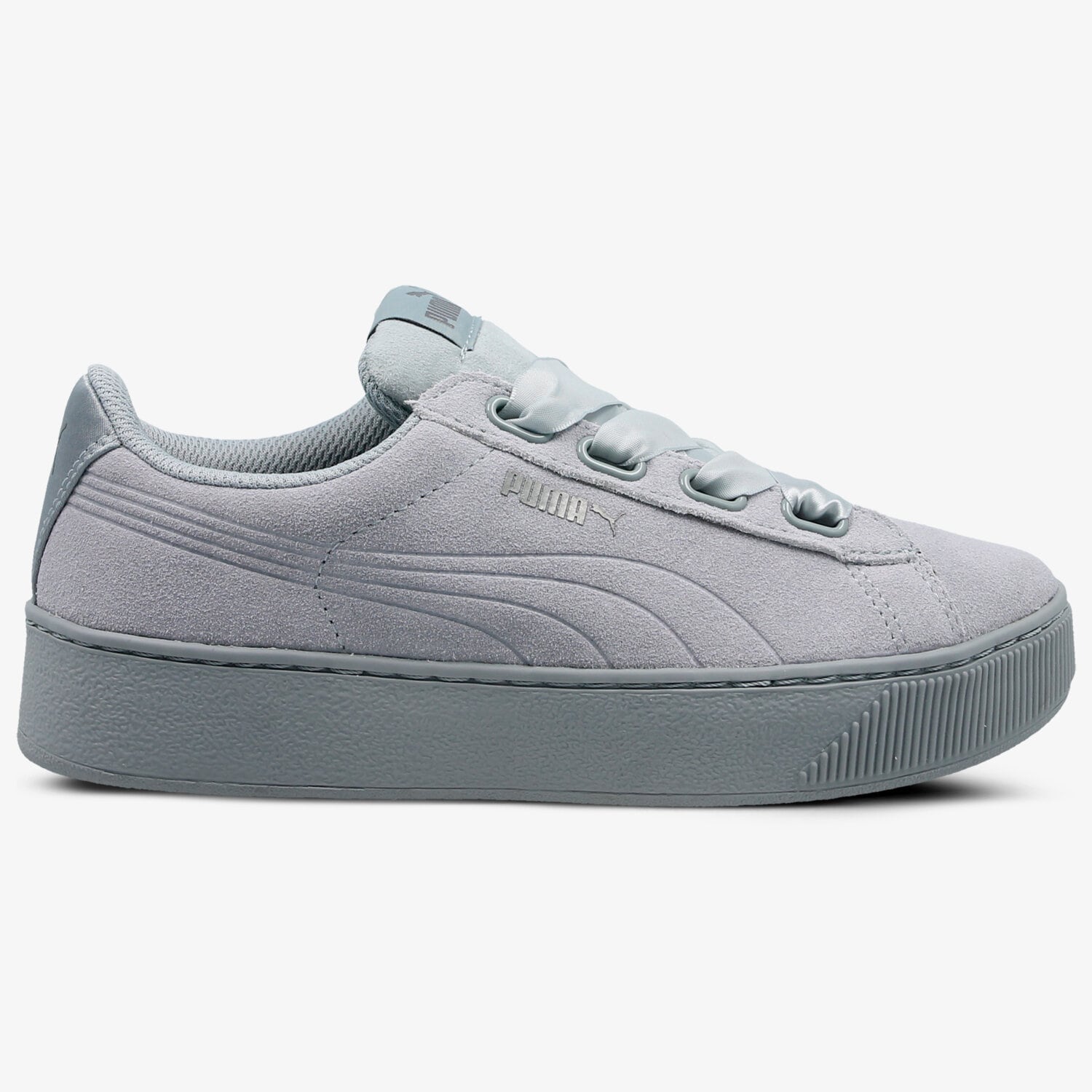dámské tenisky PUMA VIKKY PLATFORM RIBBON S 36641802 ŠEDÁ