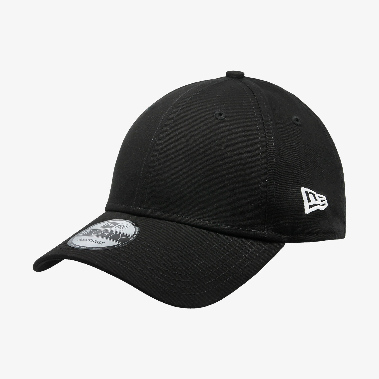 pánská kšiltovka NEW ERA ČEPICE FLAG NE 9FORTY BLK/WHT 11179866 ČERNÁ