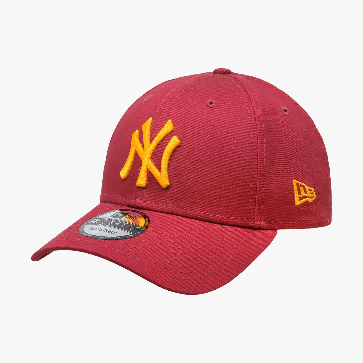 pánská kšiltovka NEW ERA ČEPICE LEAGUE ESSENTIAL 9FORTY NEW YORK YANKEES CARD 80536629 BORDOVÁ