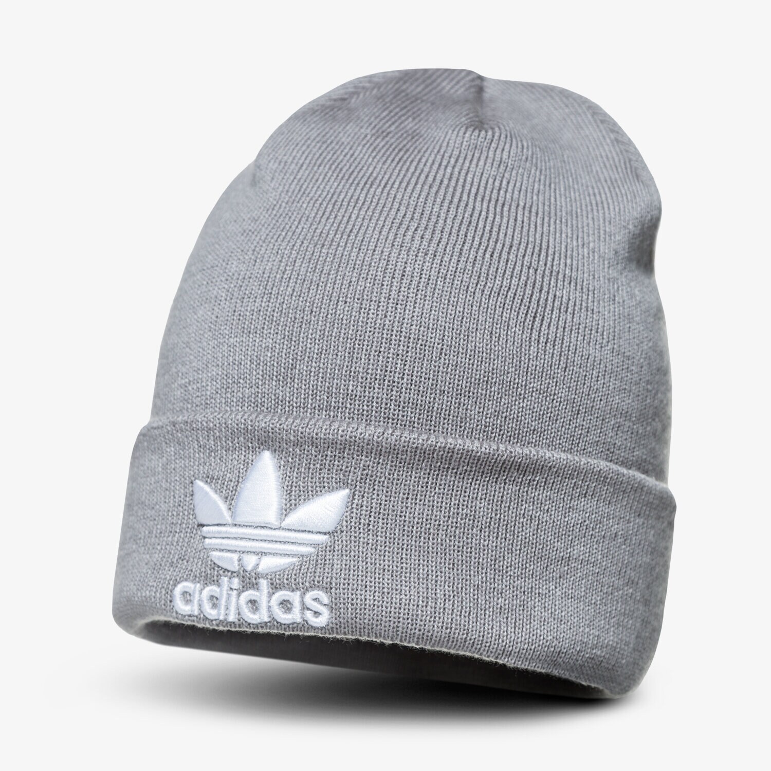 dětská čepice ADIDAS ČEPICE ZIMNÍ TREFOIL BEANIE DH4296 ŠEDÁ