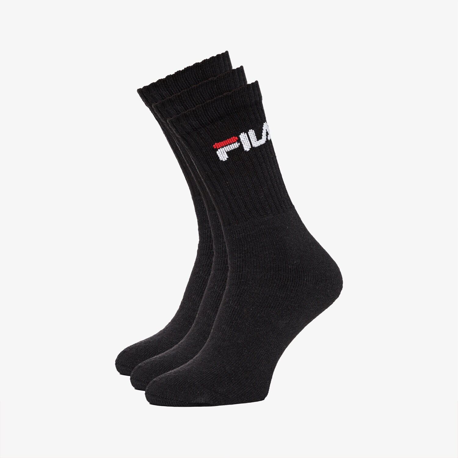 dámské ponožky FILA PONOŽKY SPORT 3PACK F9505 BLACK F9505200 ČERNÁ