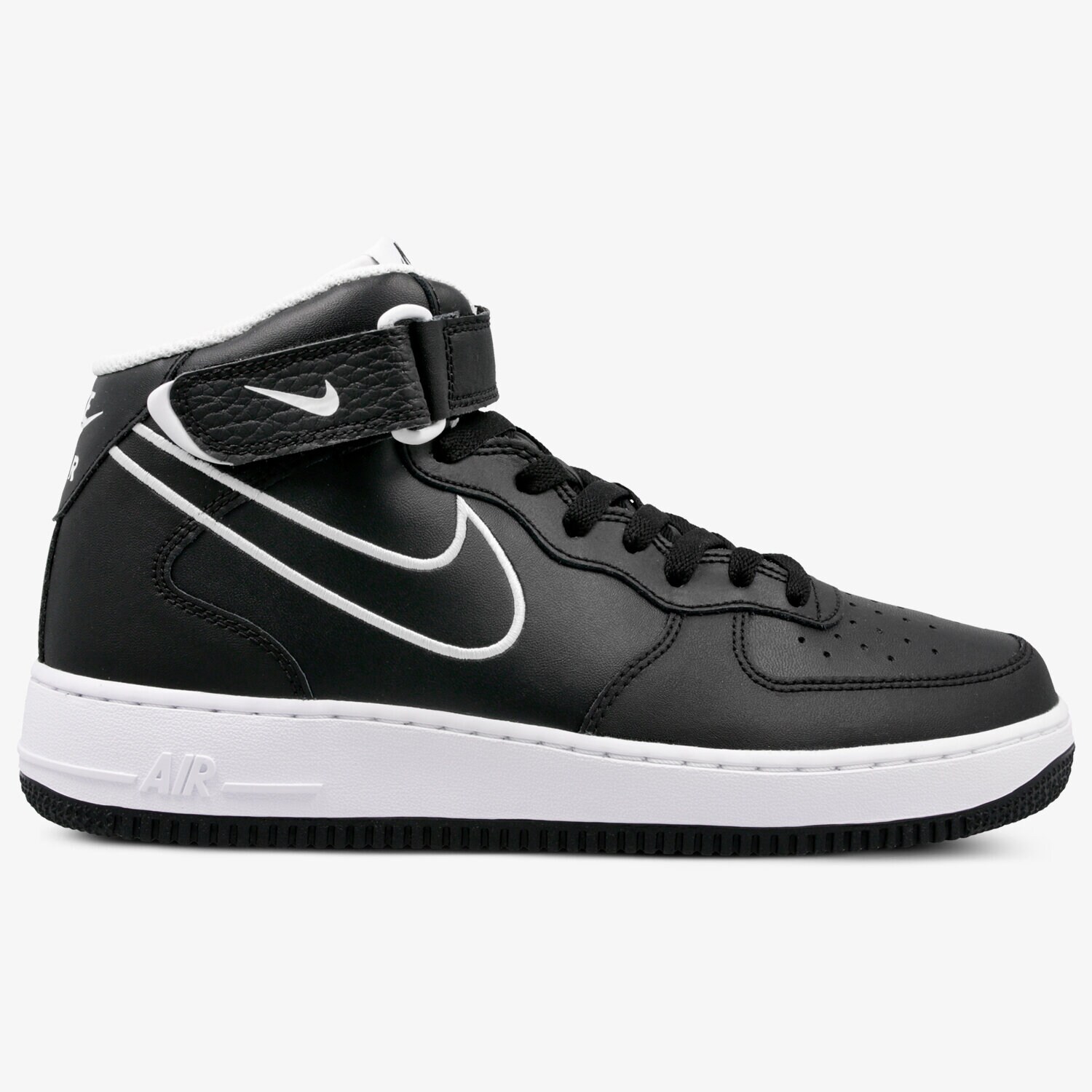 pánské tenisky NIKE AIR FORCE 1 MID '07 LTHR AQ8650-001 ČERNÁ