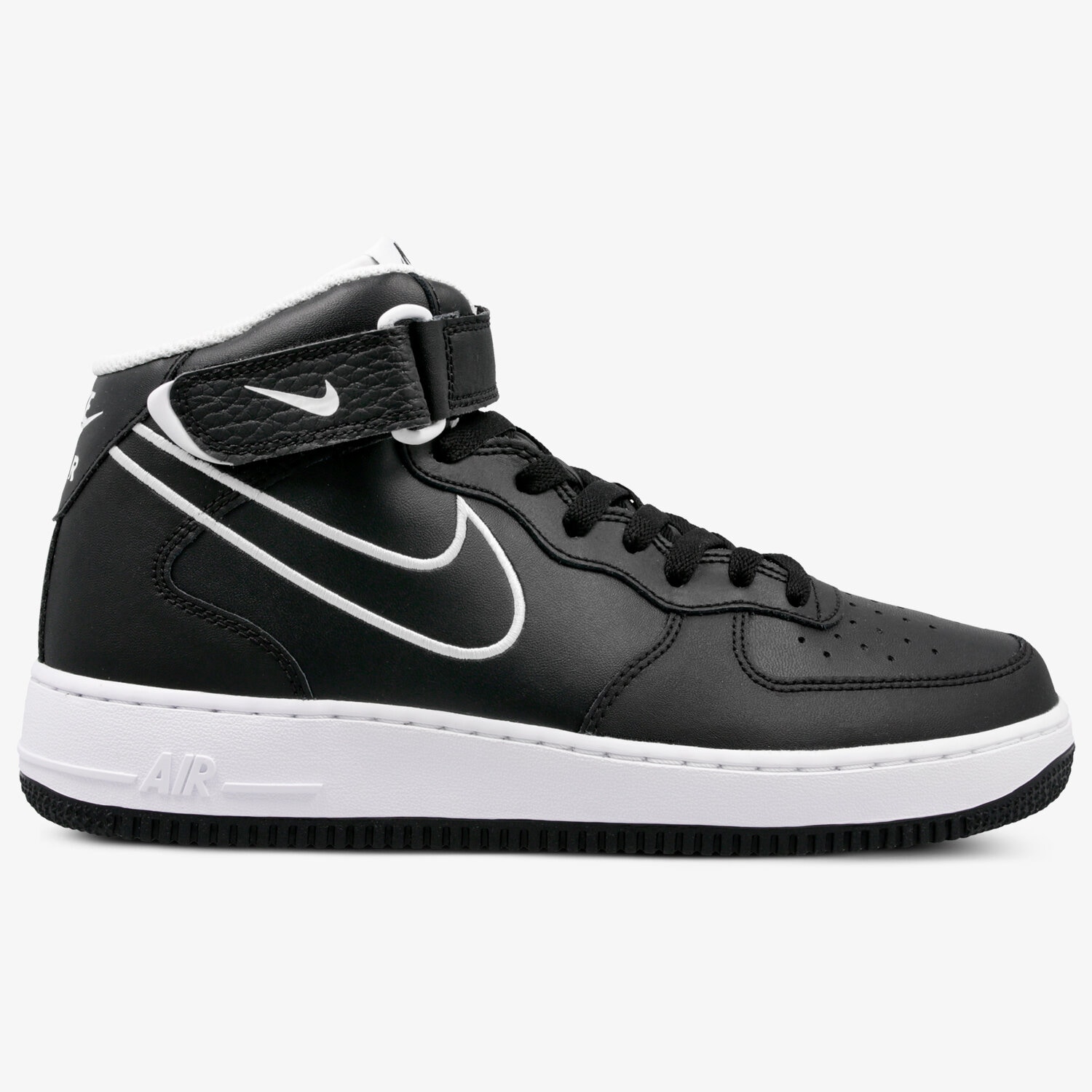 pánské tenisky NIKE AIR FORCE 1 MID '07 LTHR AQ8650-001 ČERNÁ