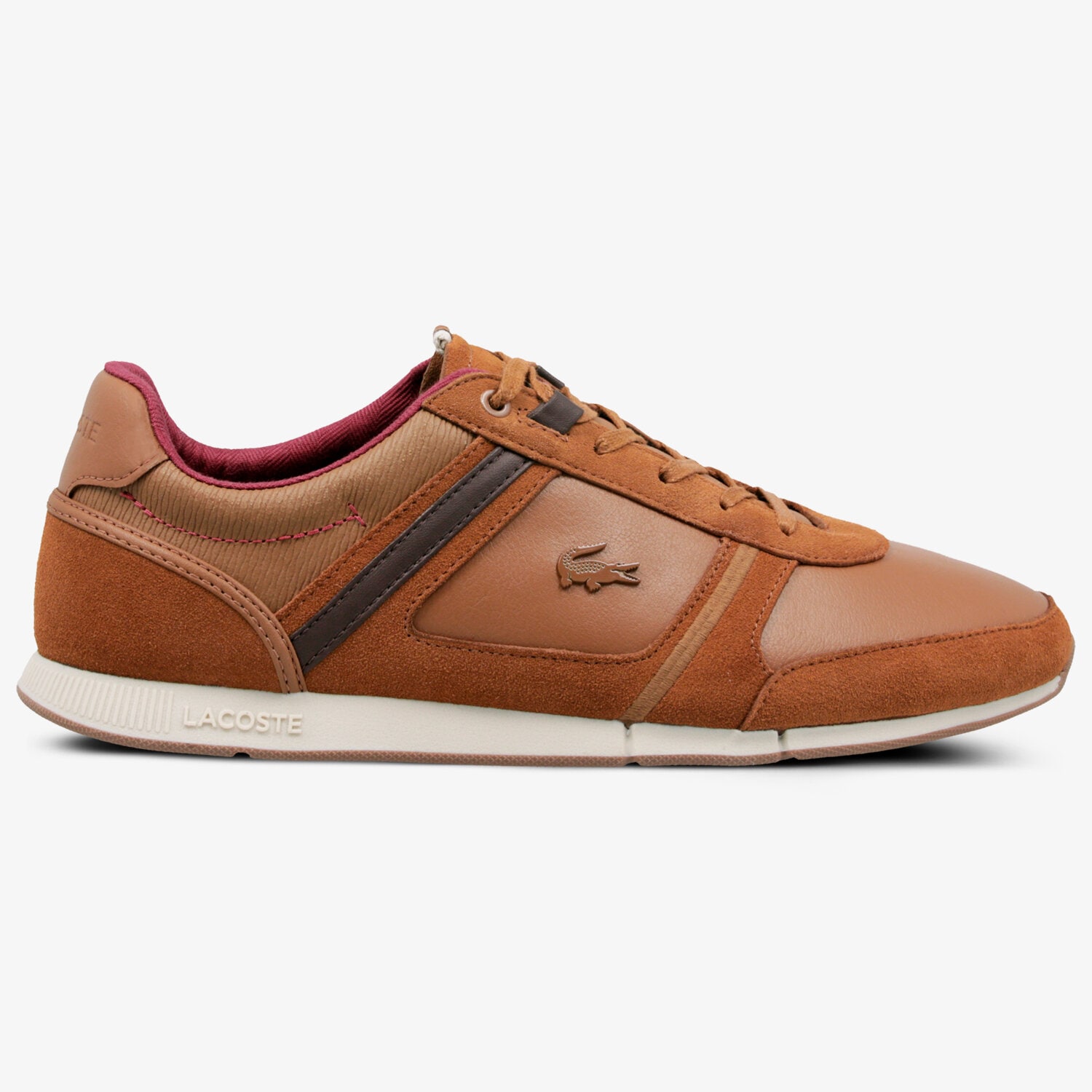 pánské tenisky LACOSTE MENERVA 318 1 736CAM0052267 HNĚDÁ