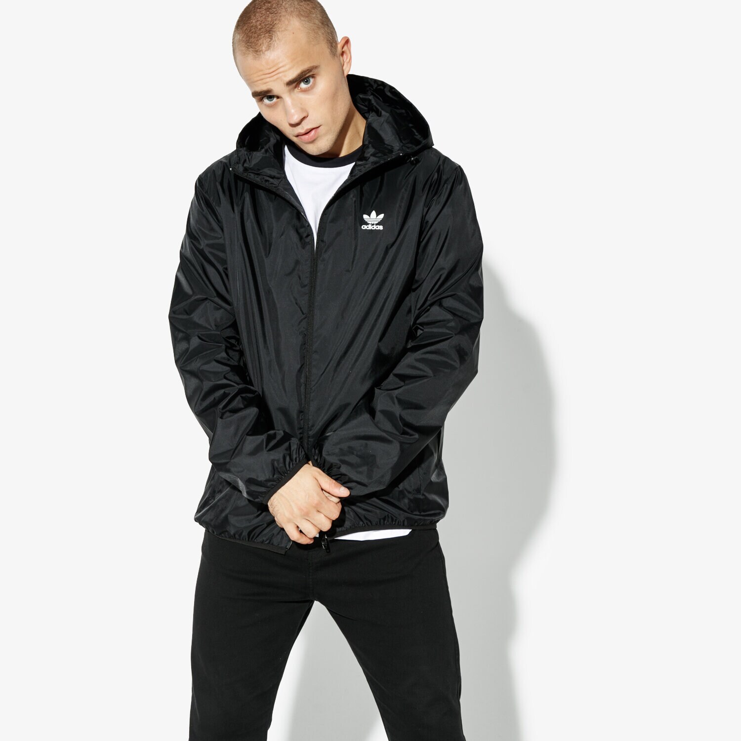 pánská zimní bunda ADIDAS BUNDA TRF WINDBREAKER ADICOLOR DH5807 ČERNÁ