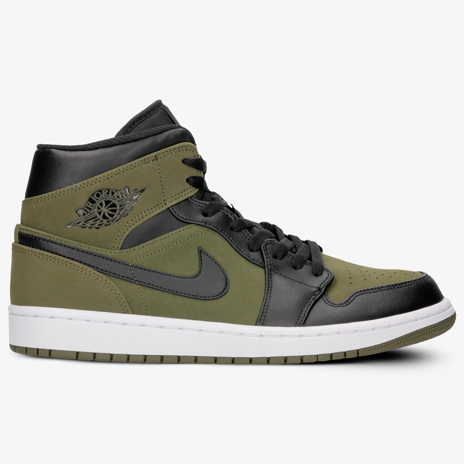 pánské tenisky AIR JORDAN 1 MID 554724301 ZELENÁ