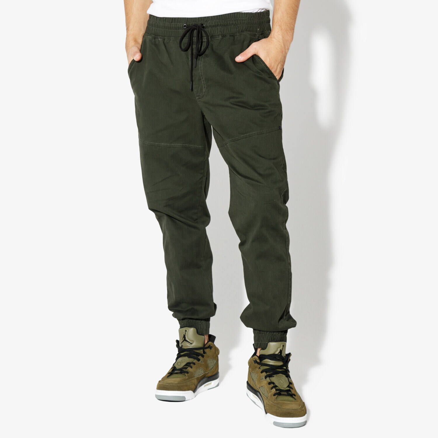 pánské kalhoty CONFRONT KALHOTY  LAPIS CF38SPM12002 KHAKI