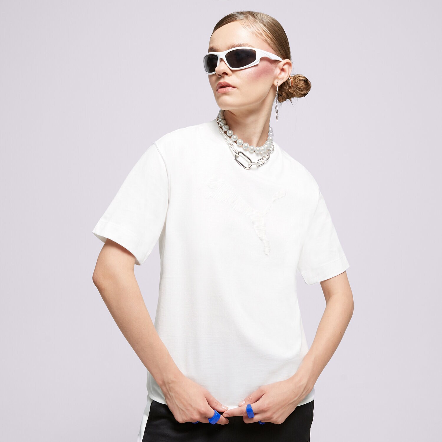 dámské tričko PUMA TRIČKO HER TEE 673107 02 BÍLÁ
