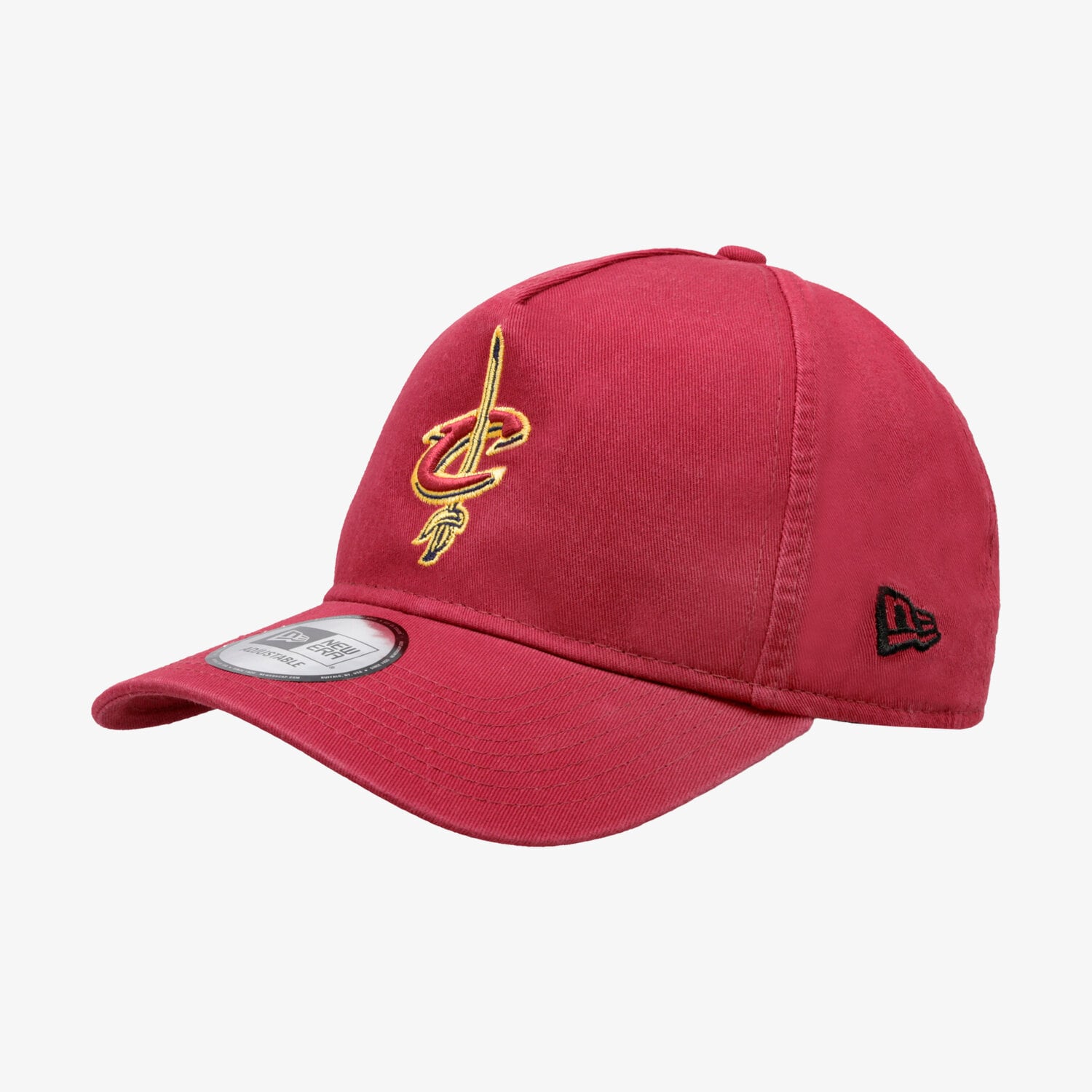 pánská kšiltovka NEW ERA ČEPICE WASHED A FRAME CLEVELAND CAVS CLEVELAND CAVAL 80635997 BORDOVÁ