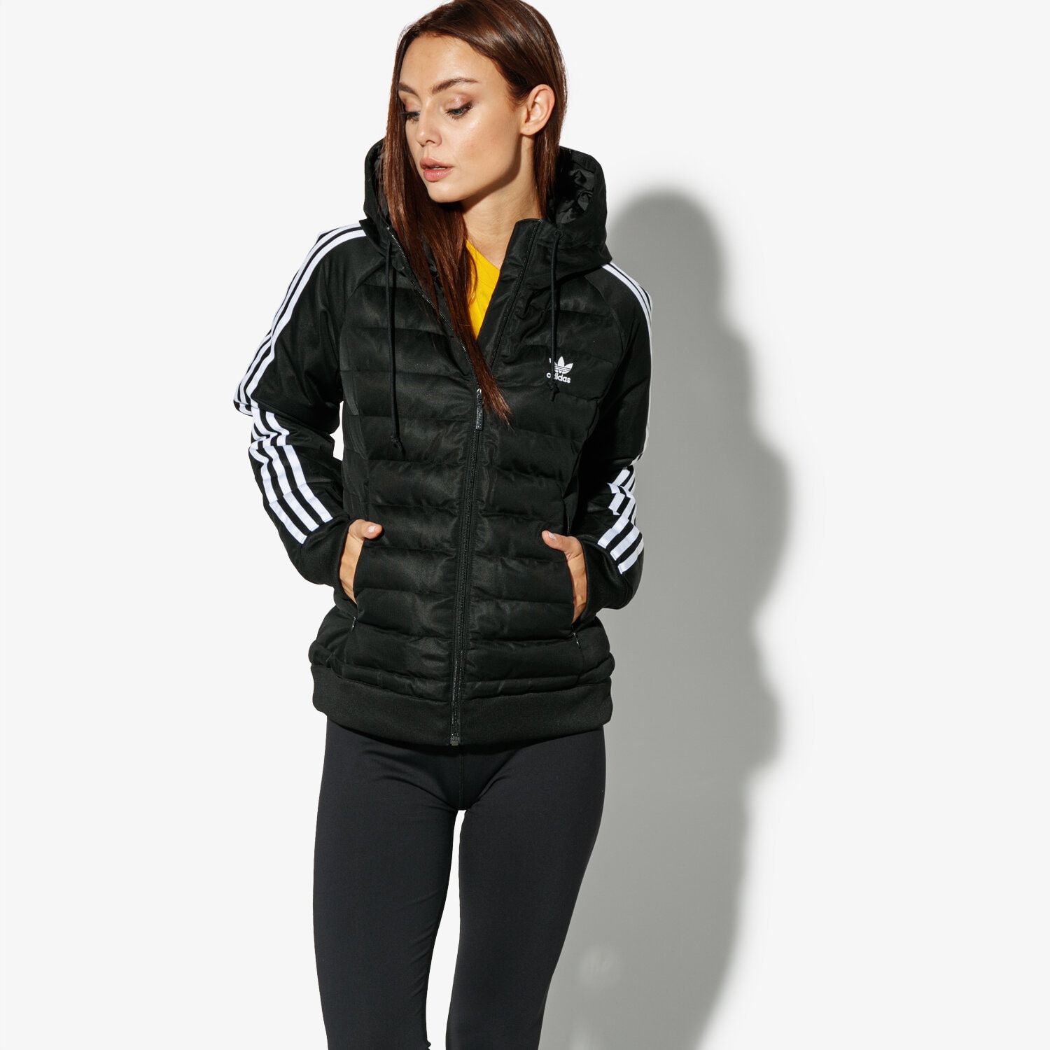 dámská zimní bunda ADIDAS BUNDA SLIM JACKET WINTER DH4587 ČERNÁ