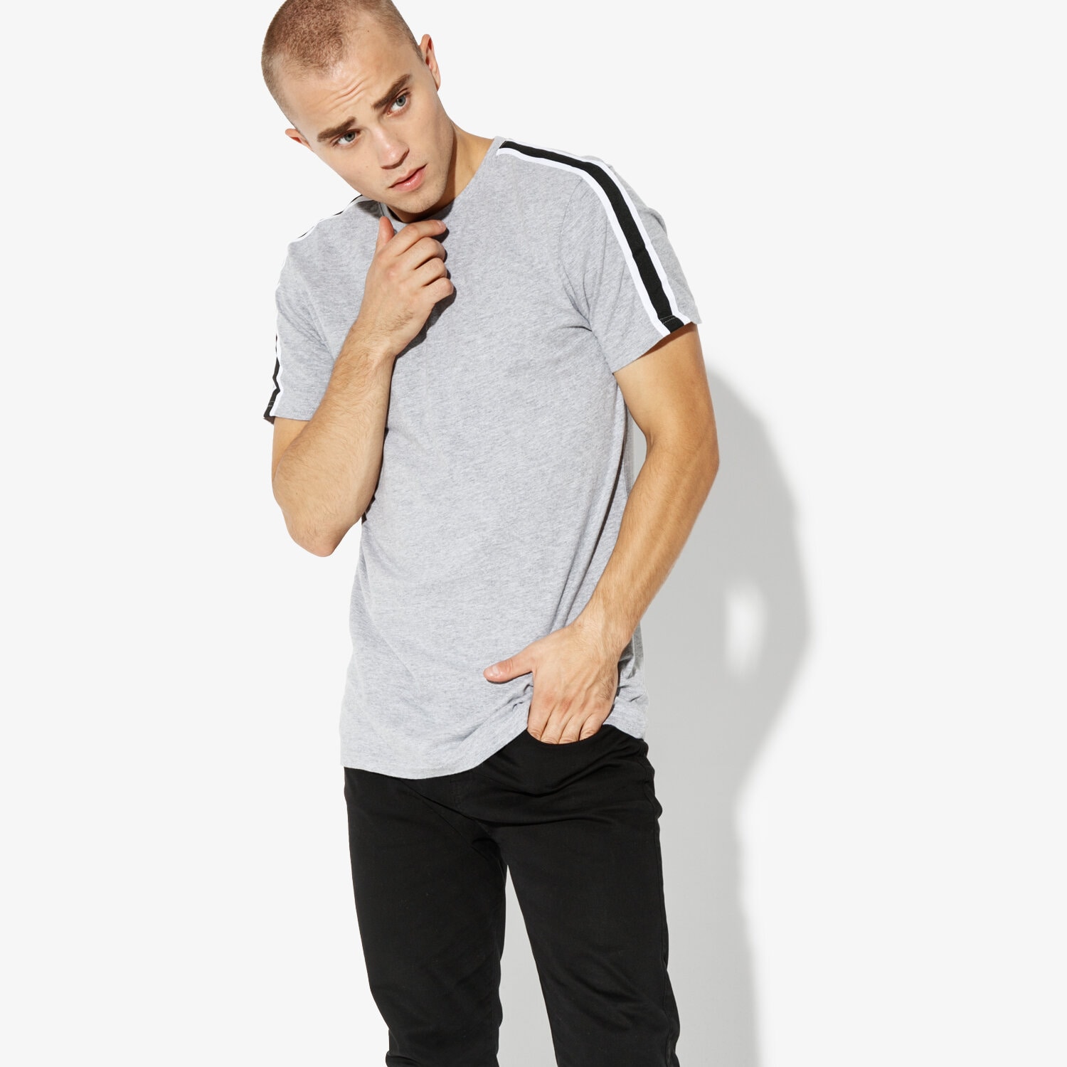 pánské tričko CONFRONT TRIČKO LS BORON CF38TSM13001 ŠEDÁ