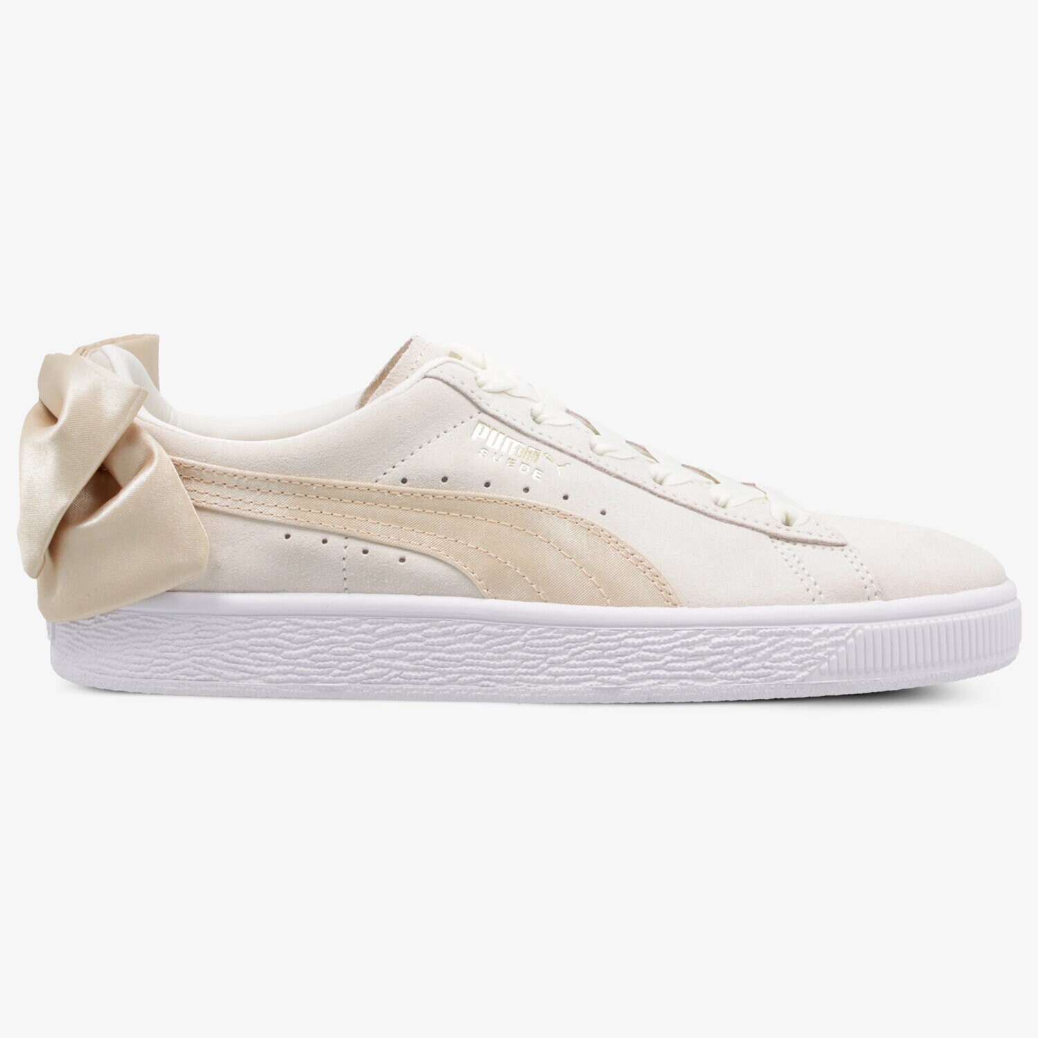dámské tenisky PUMA SUEDE BOW BSQT WN'S 36773203 BÉŽOVÁ
