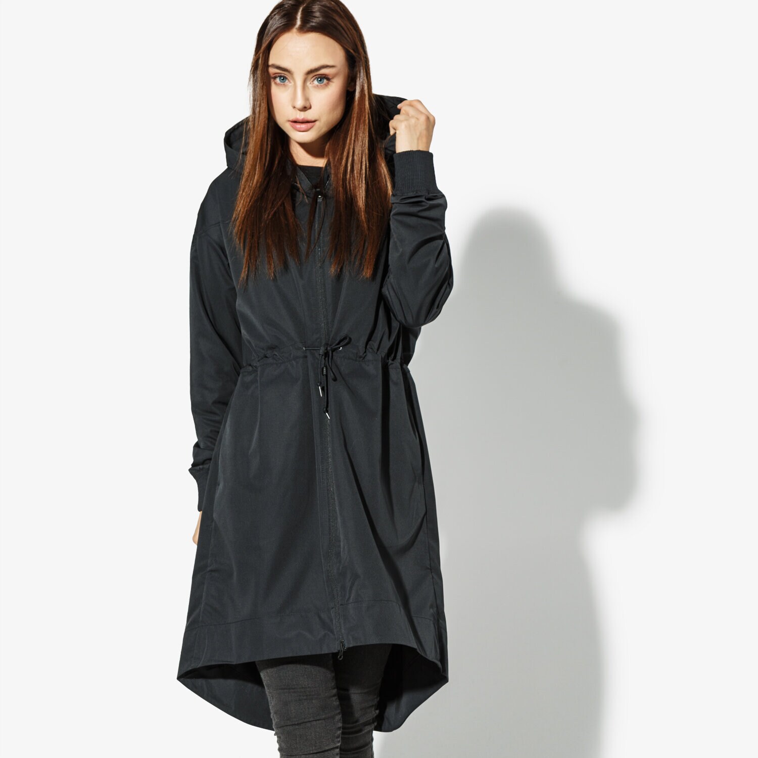 dámská zimní bunda NIKE BUNDA W NSW WR JKT LONG NOVELTY 932059-010 ČERNÁ