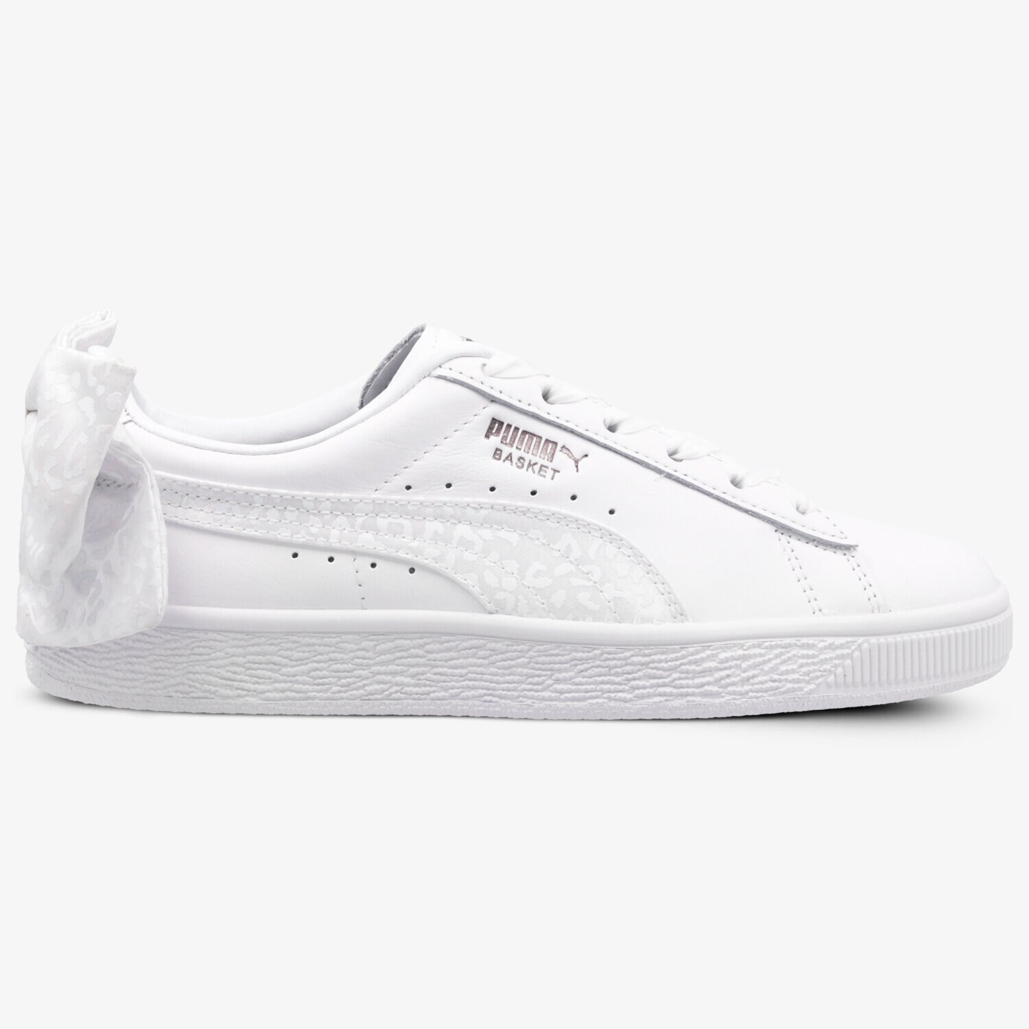 dámské tenisky PUMA BASKET BOW LEATHER ANIMAL 36782801 BÍLÁ