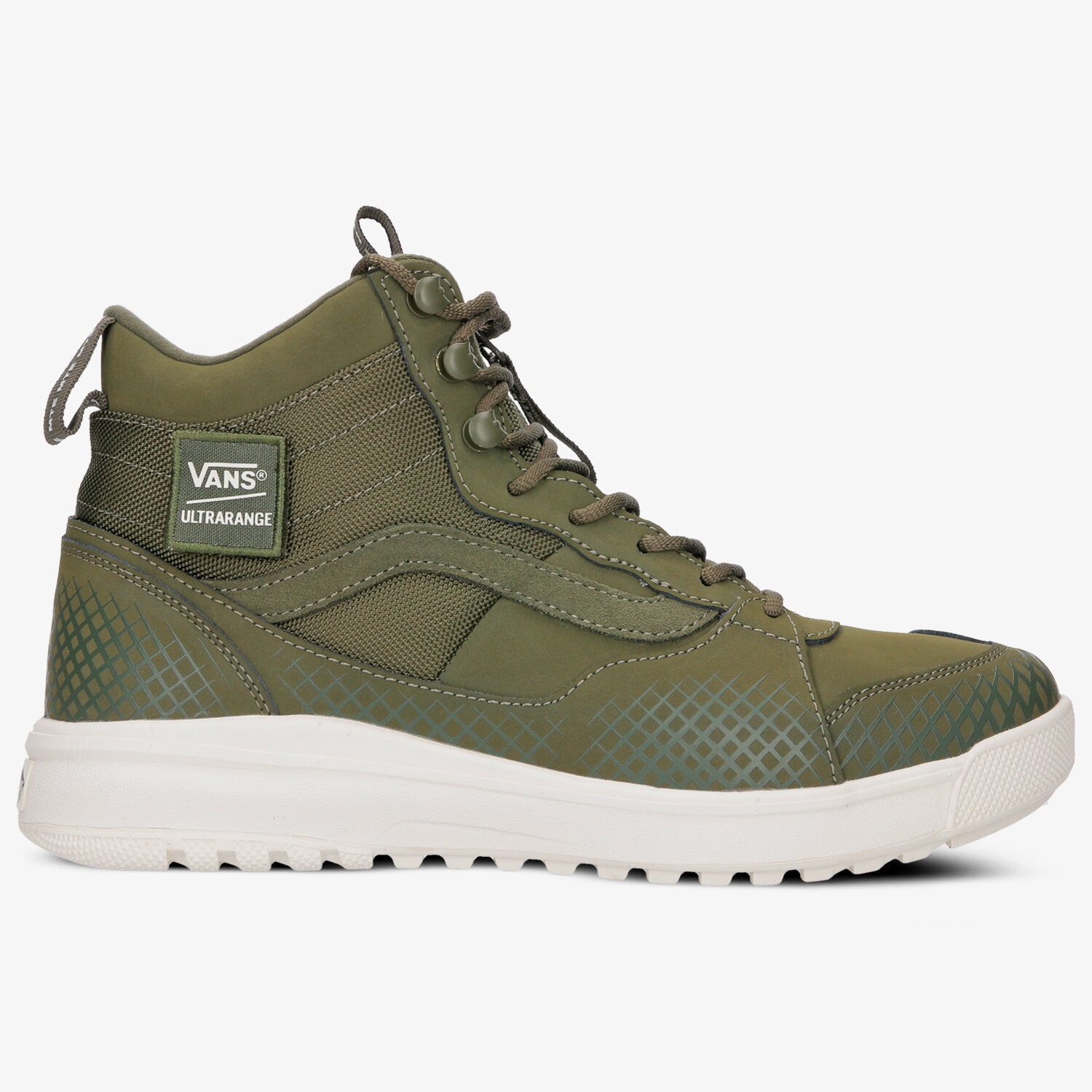 pánské skate boty (skateboardové) VANS UA ULTRARANGE HI DX ZPR VA3TKYUDM ZELENÁ