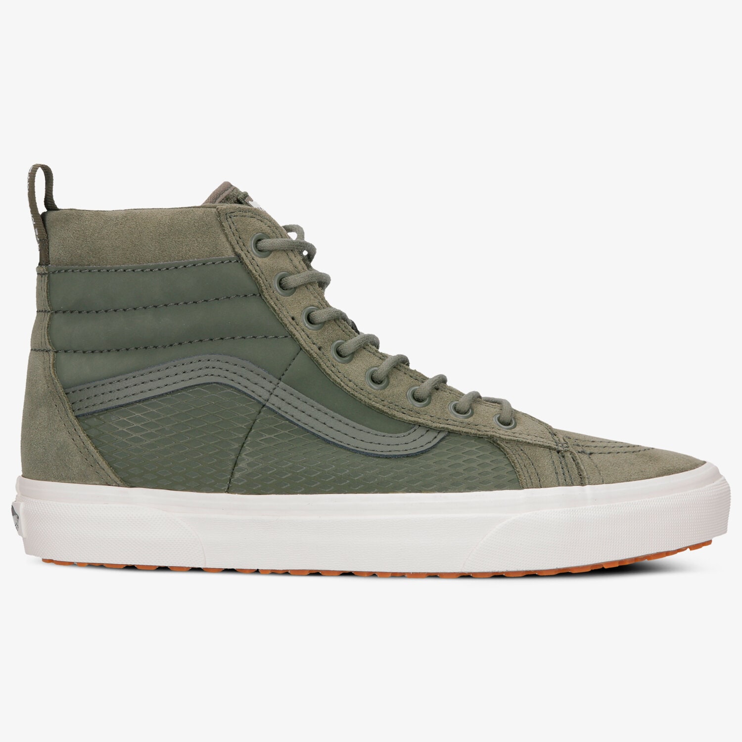 pánské skate boty (skateboardové) VANS UA SK8-HI 46 MTE DX VA3DQ5UBV ZELENÁ