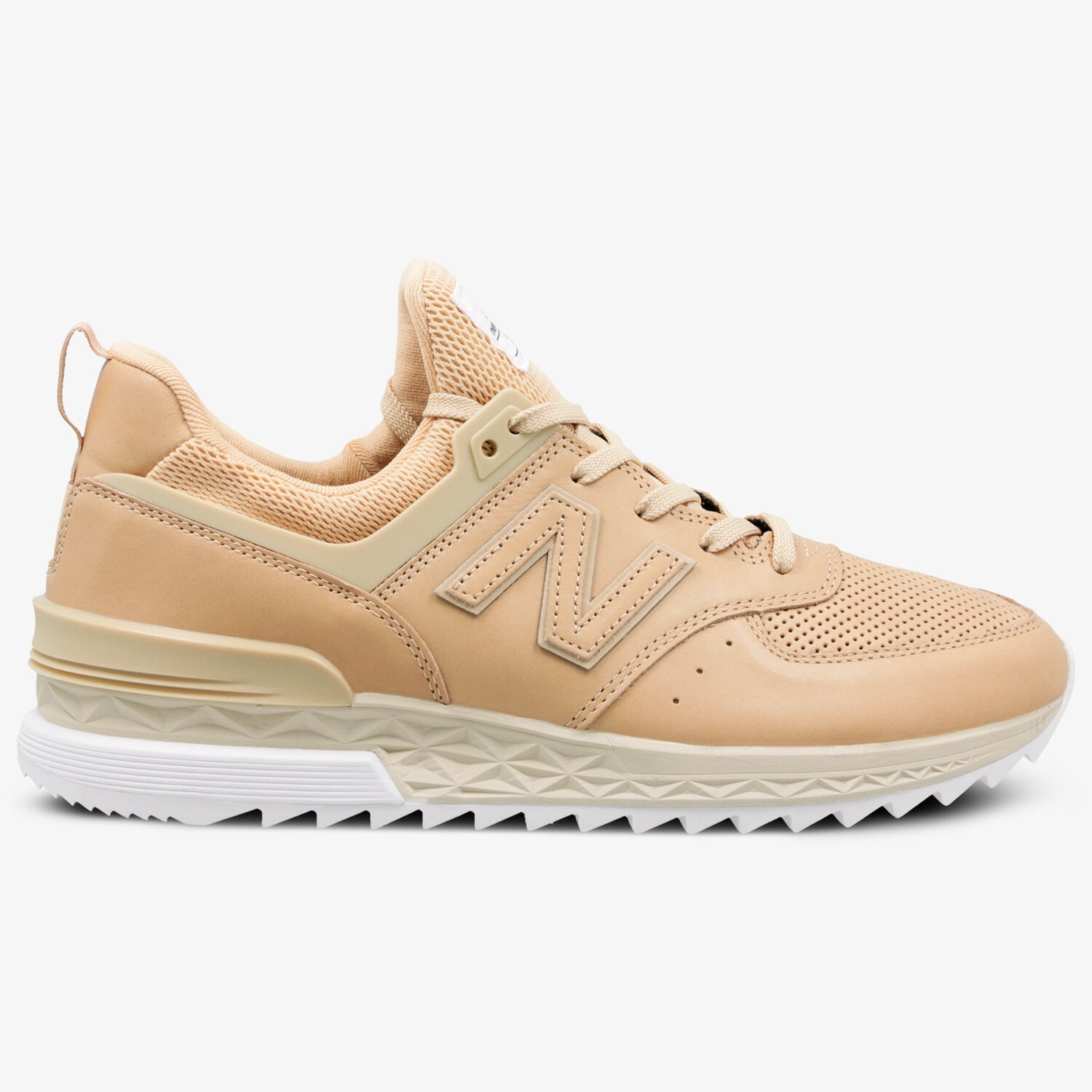 pánské tenisky NEW BALANCE MS574LSR MS574LSR BÉŽOVÁ