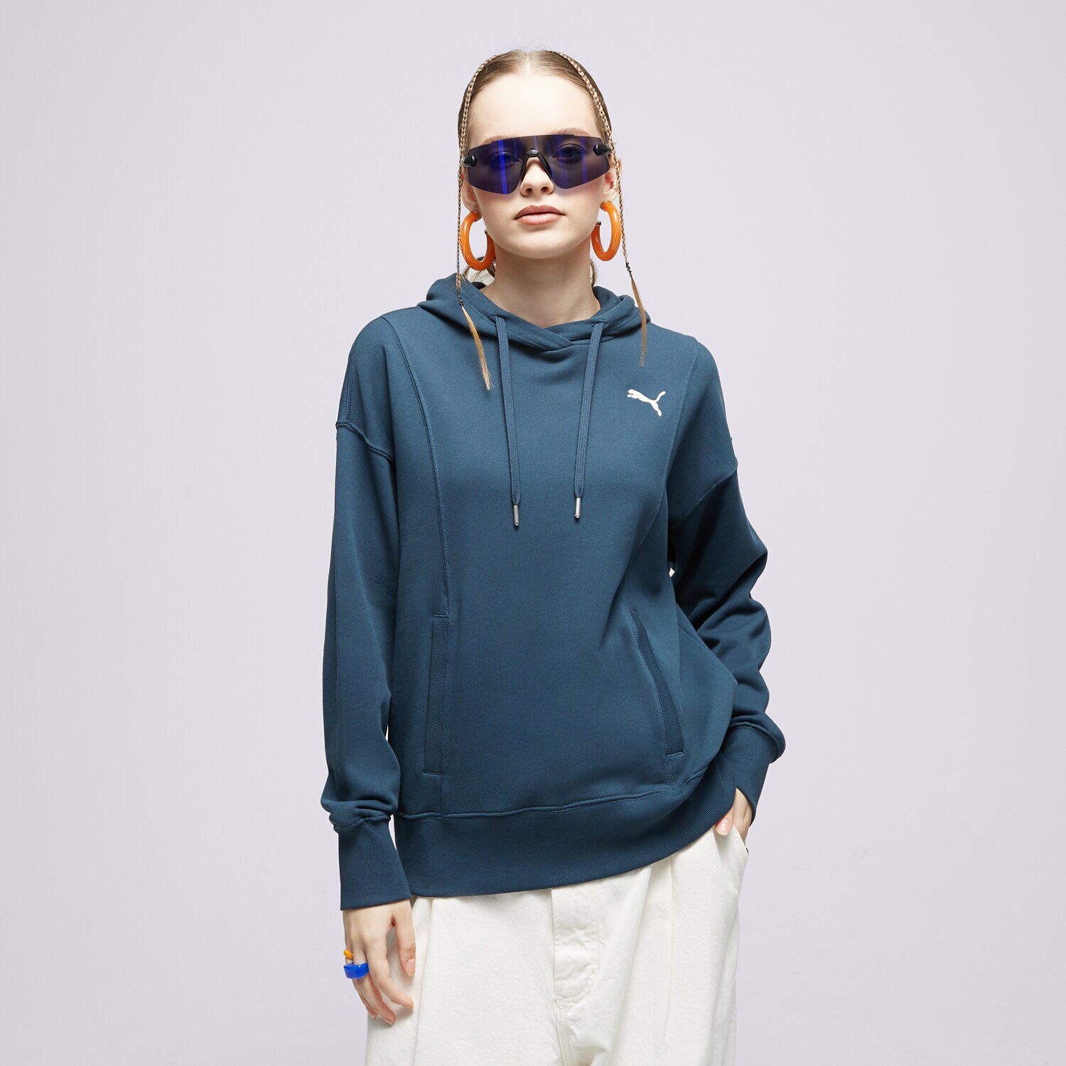 dámská mikina PUMA MIKINA S KAPUCÍ HER HOODIE TR 673110 16 ZELENÁ