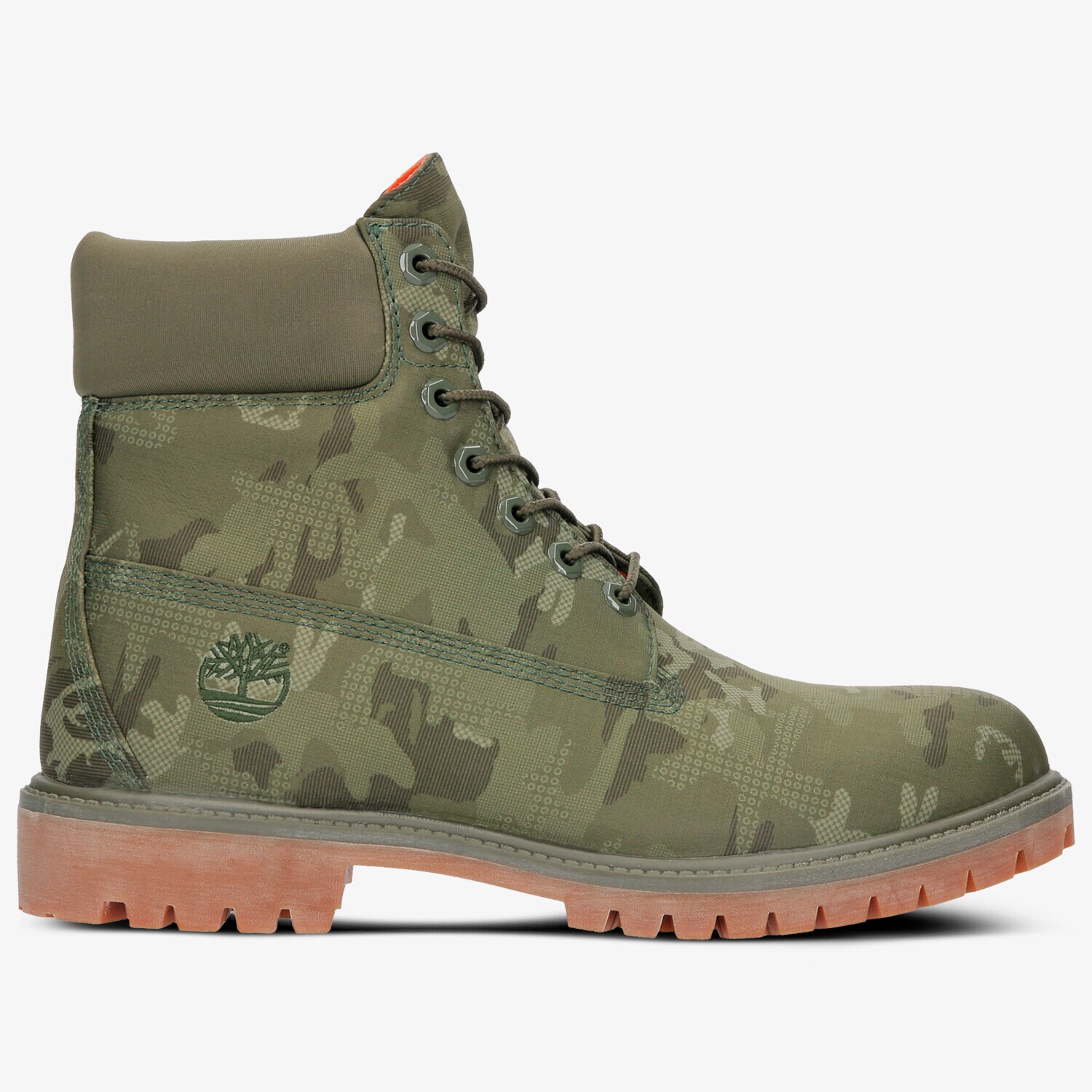 pánské kotníkové boty TIMBERLAND PREMIUM 6 INCH FABRIC BOOT  cA1U9I ZELENÁ
