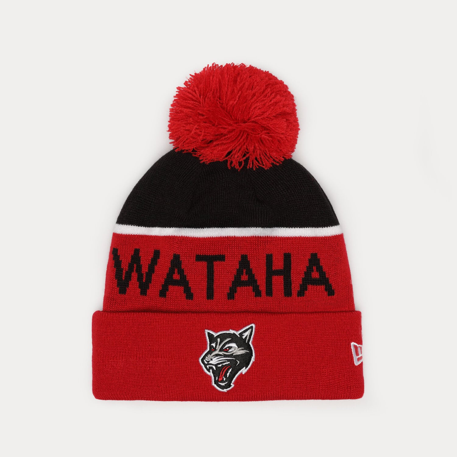 pánská čepice NEW ERA ČEPICE KNIT RED WATAHA ZIELONA GÓRA WATAHA ZIELONA G 12489433 ČERVENÁ