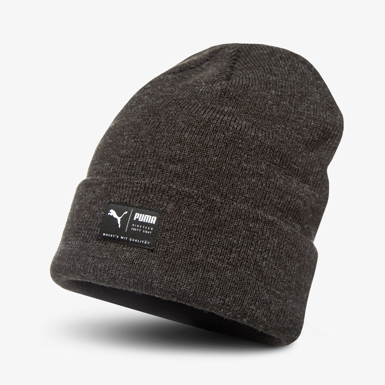 dětská čepice PUMA ČEPICE ZIMNÍ ARCHIVE HEATHER BEANIE 2173901 ČERNÁ
