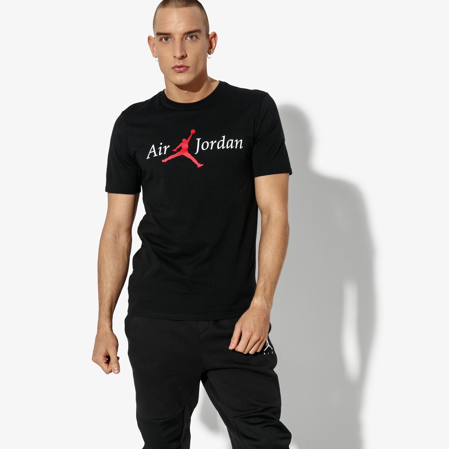 pánské tričko JORDAN TRIČKO SS JORDAN M JSW TEE FA BRAND 5 AH6324-010 ČERNÁ