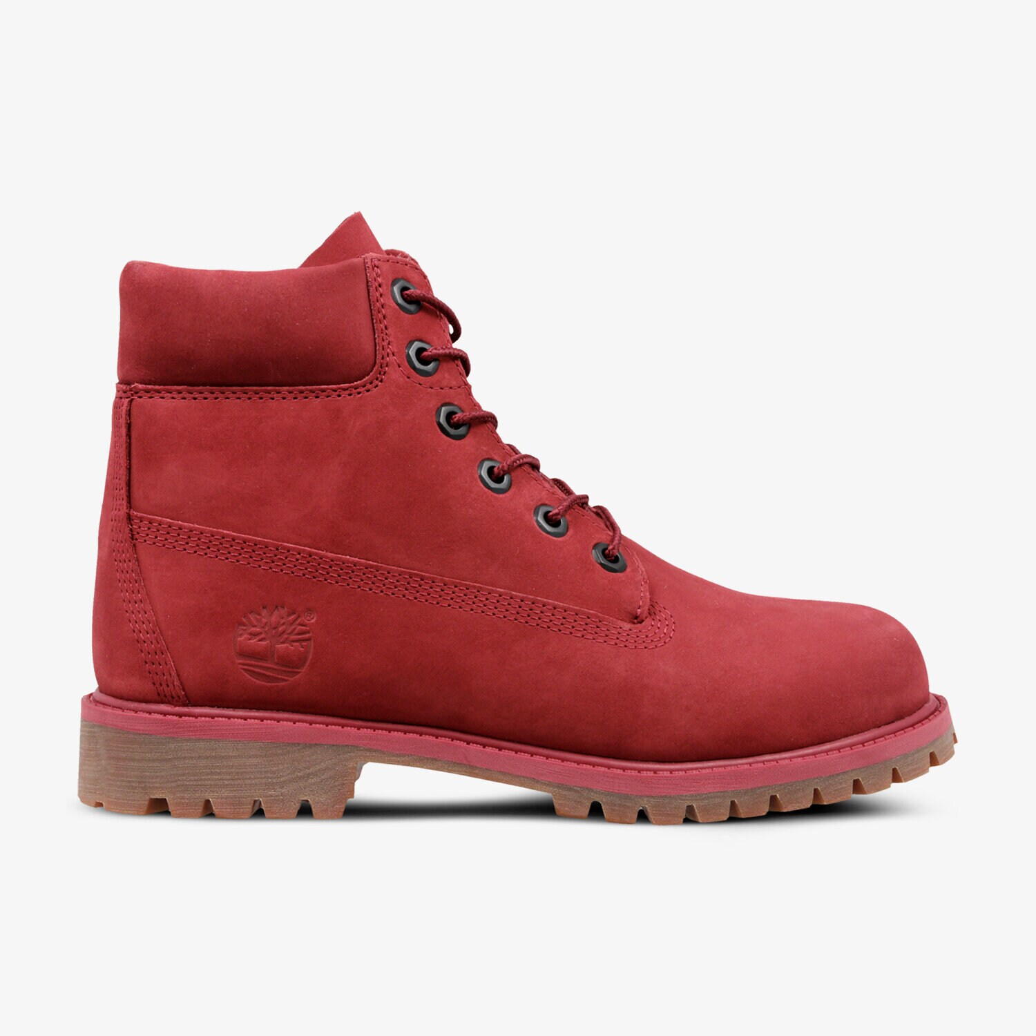 dětské kotníkové boty TIMBERLAND PREMIUM 6 INCH WP BOOT  A1VCK ČERVENÁ