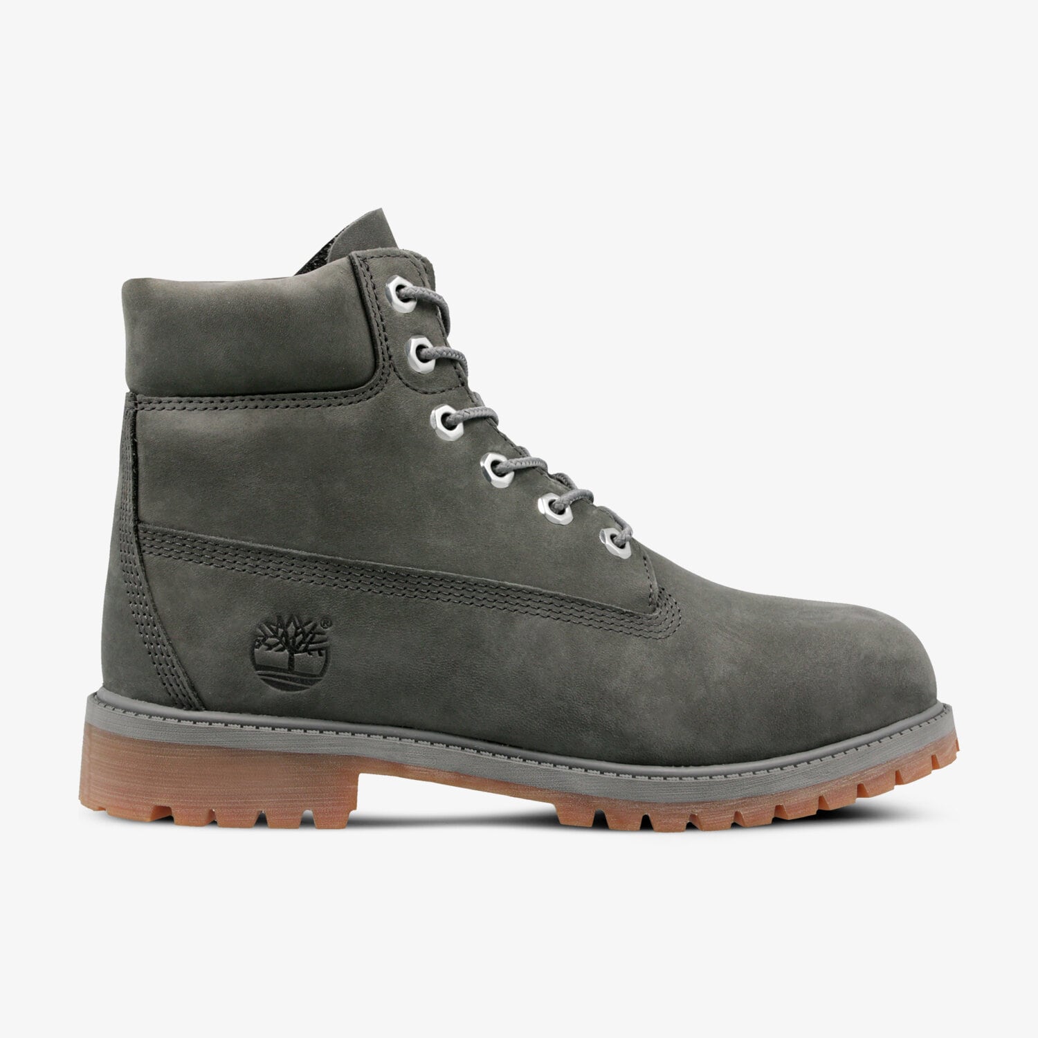 dětské kotníkové boty TIMBERLAND PREMIUM 6 INCH WP BOOT  TB0A1VD7P201 ŠEDÁ