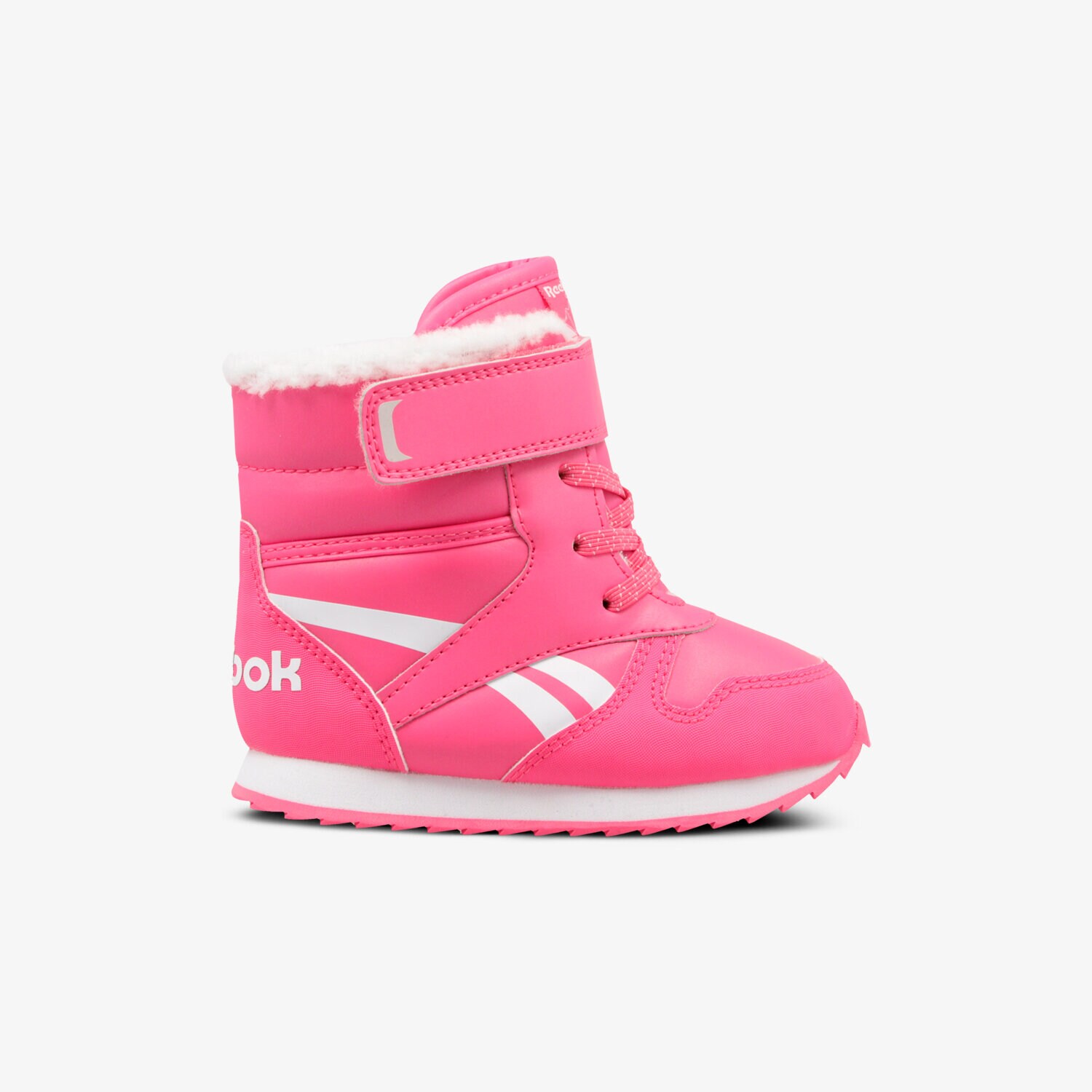 dětská outdoorová obuv REEBOK CL SNOW JOGGER CN4631 RŮŽOVÁ
