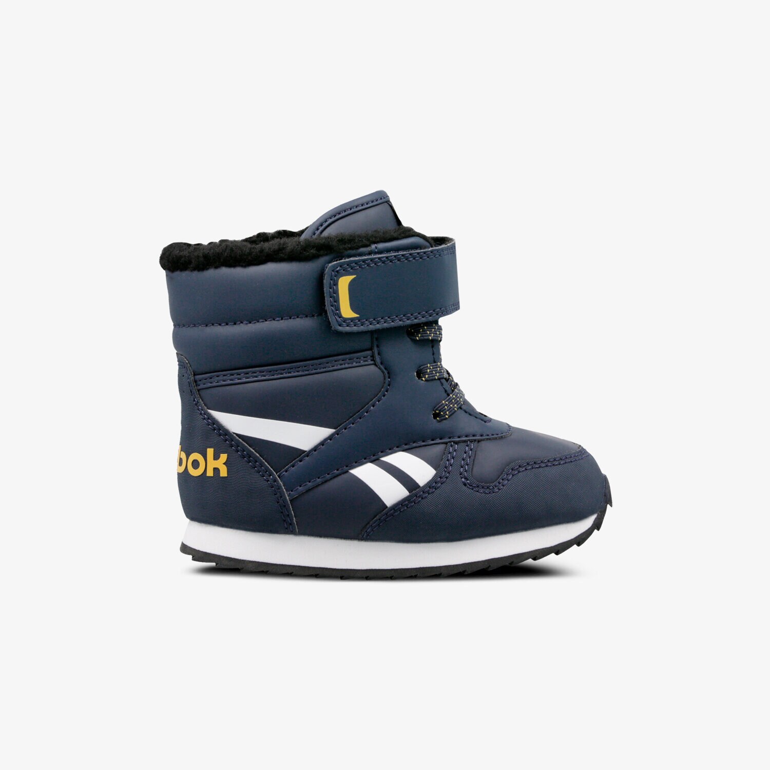 dětská outdoorová obuv REEBOK CL SNOW JOGGER DV3663 TMAVOMODRÁ