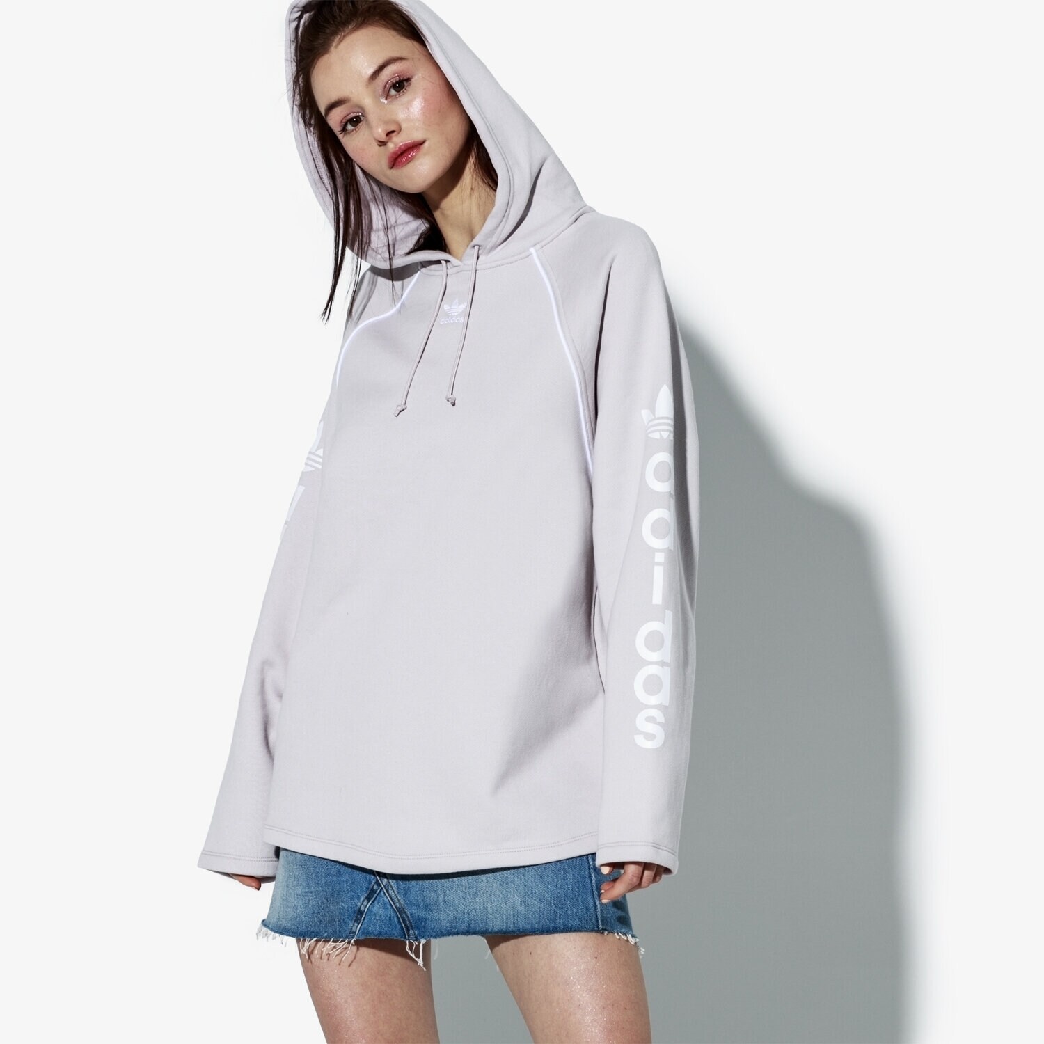 dámská mikina ADIDAS MIKINA HOODIE MONTHLY PACKS DH4709 FIALOVÁ