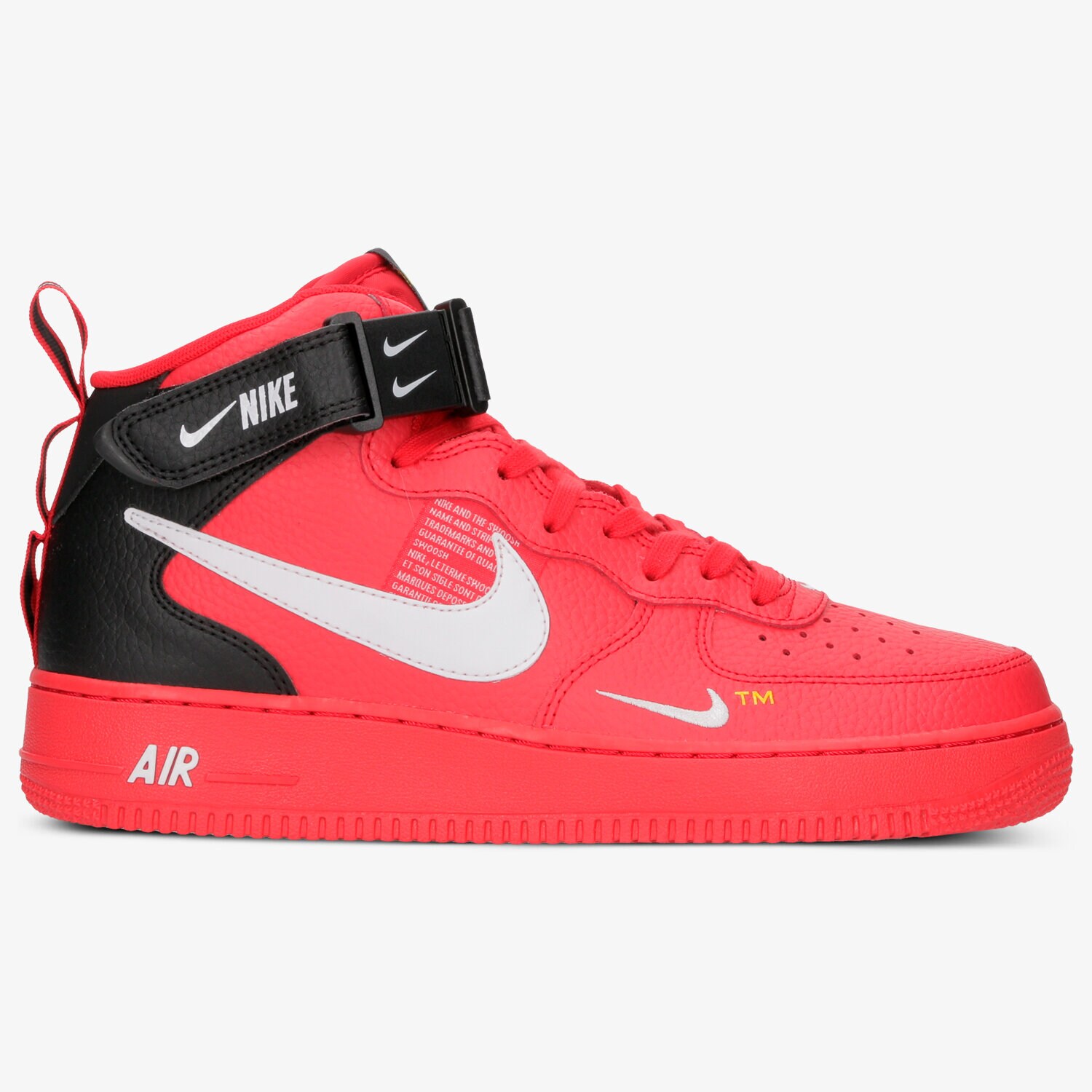pánské tenisky NIKE AIR FORCE 1 MID '07 LV8 804609605 ČERVENÁ