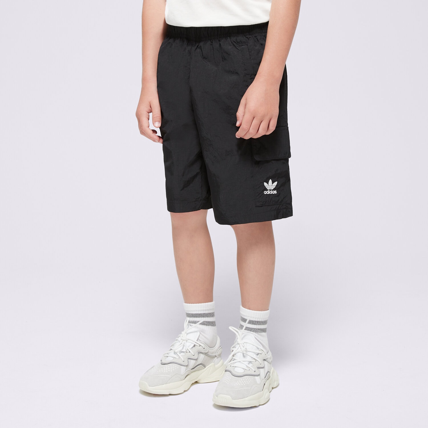 ADIDAS ŠORTKY  CARGO SHORTS BOY IT5437 ČERNÁ
