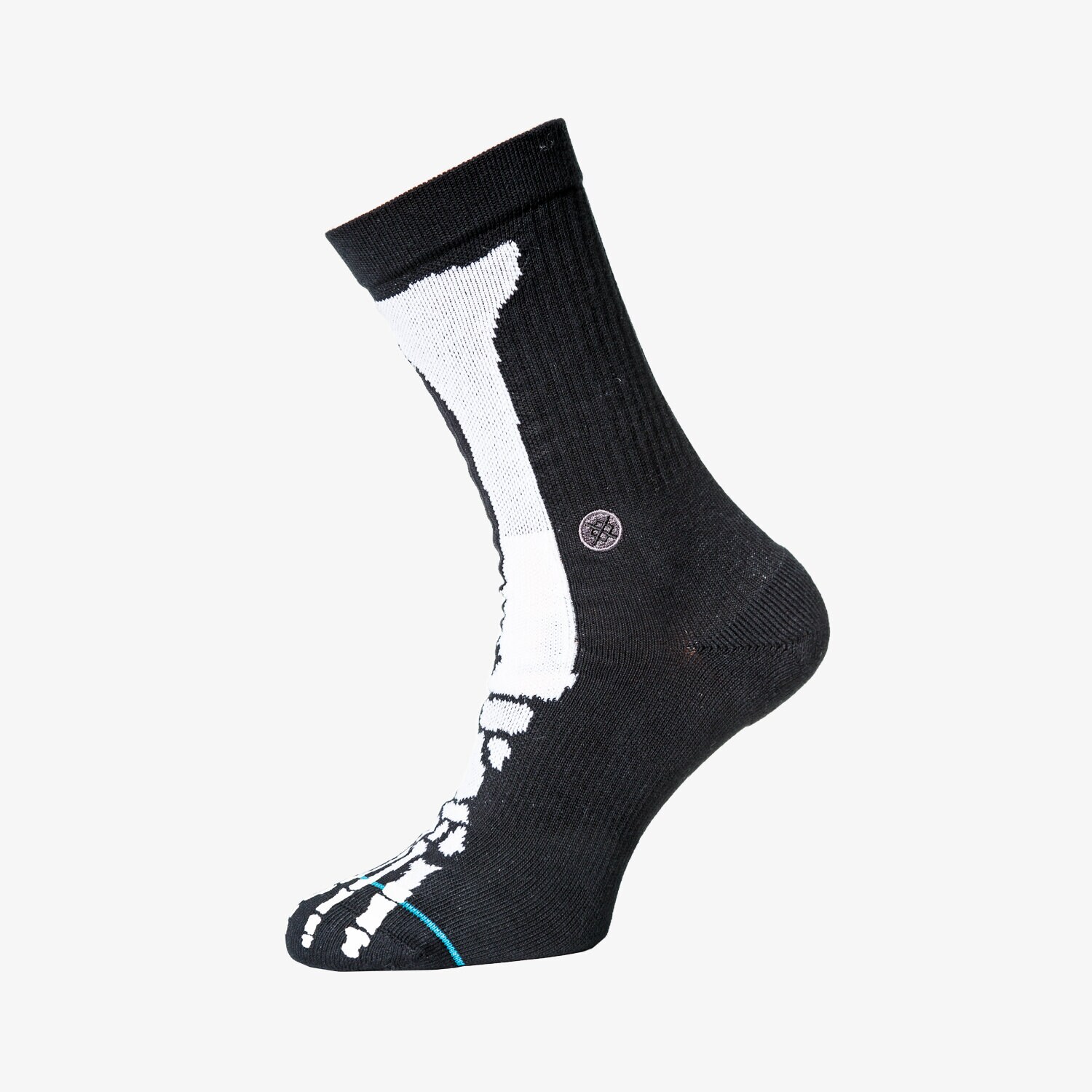 dámské ponožky STANCE PONOŽKY BONES 2 M556D18BO2 ČERNÁ