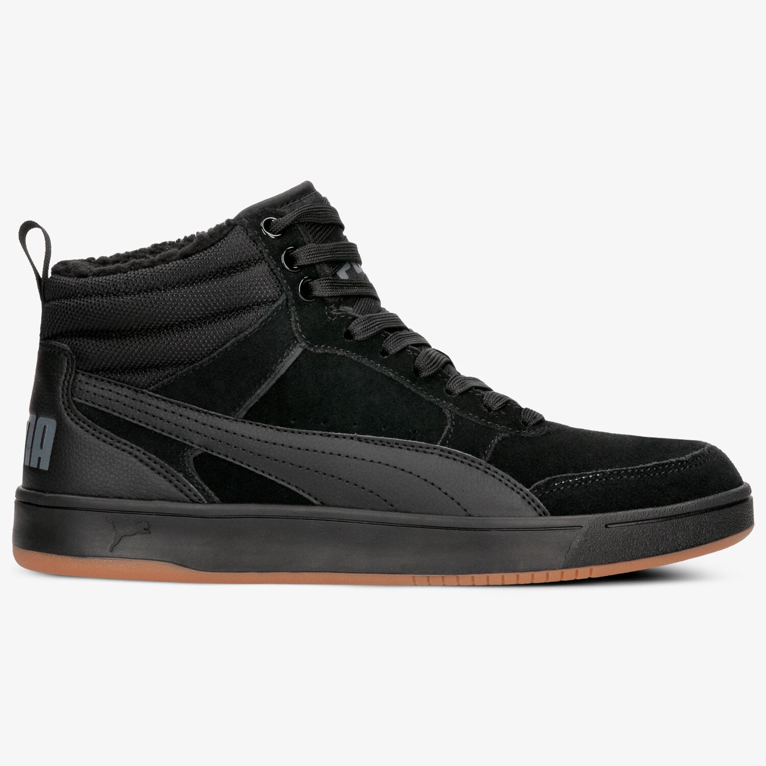 pánské tenisky PUMA REBOUND STREET V2 SD FUR 36699401 ČERNÁ