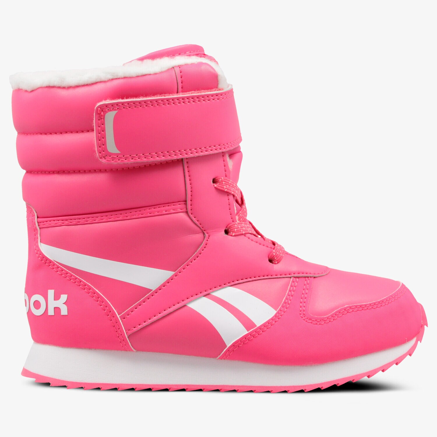dětská outdoorová obuv REEBOK CL SNOW JOGGER CN4629 RŮŽOVÁ