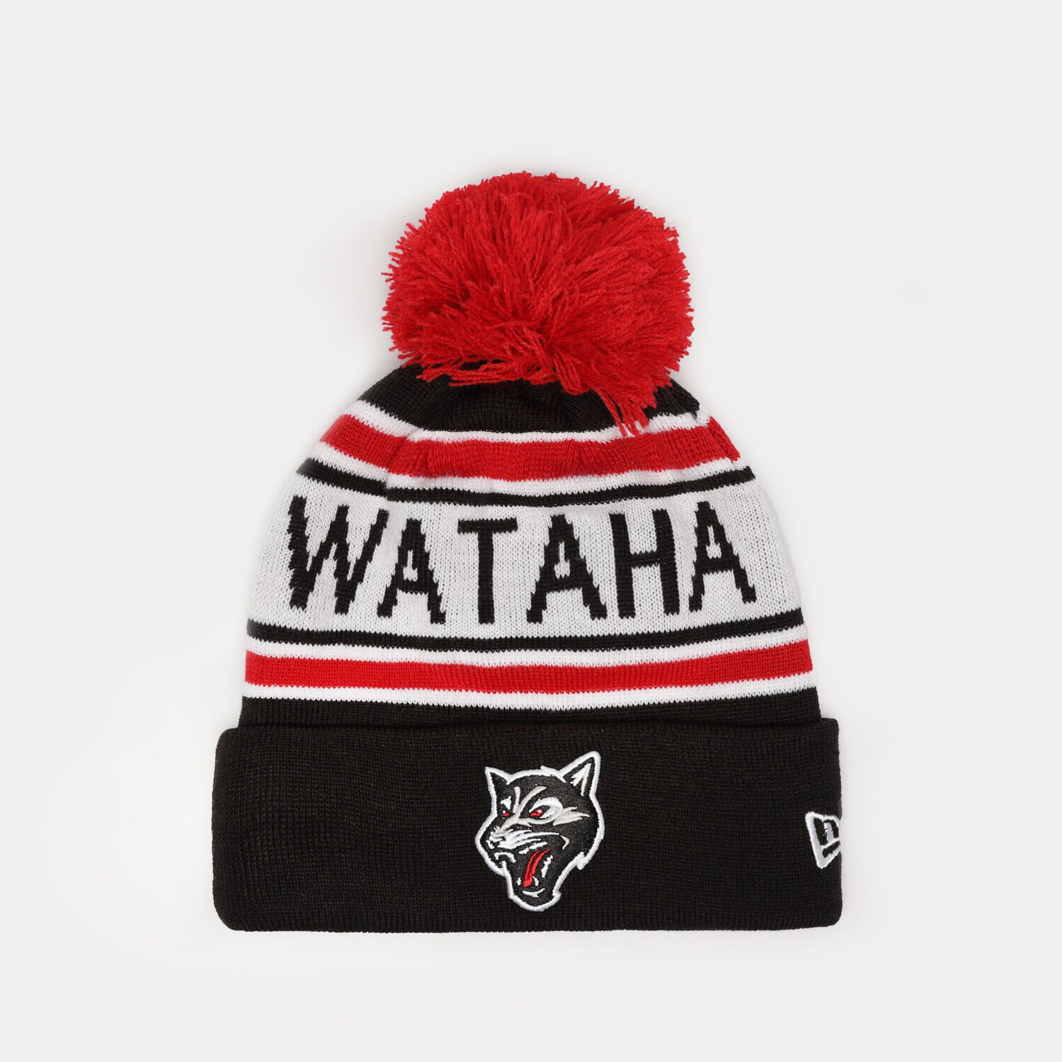 pánská čepice NEW ERA ČEPICE KNIT BLACK WATAHA ZIELONA GÓRA WATAHA ZIELONA 12489432 ČERNÁ