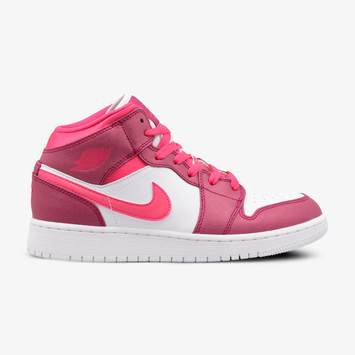 dětské tenisky AIR JORDAN 1 MID (GS) 555112-661 RŮŽOVÁ