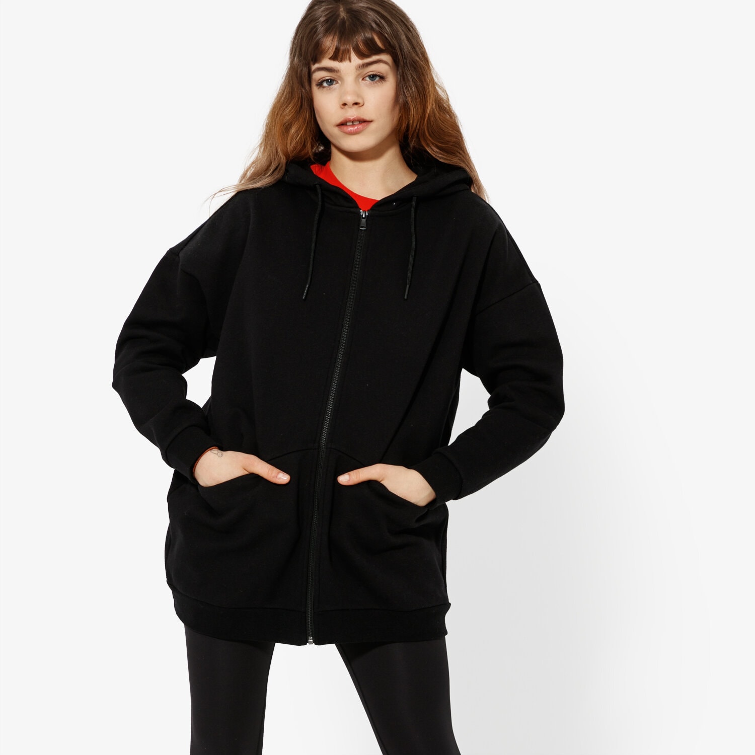 dámská mikina CONFRONT MIKINA NONSENSE HOODY CF19BLD02002 ČERNÁ