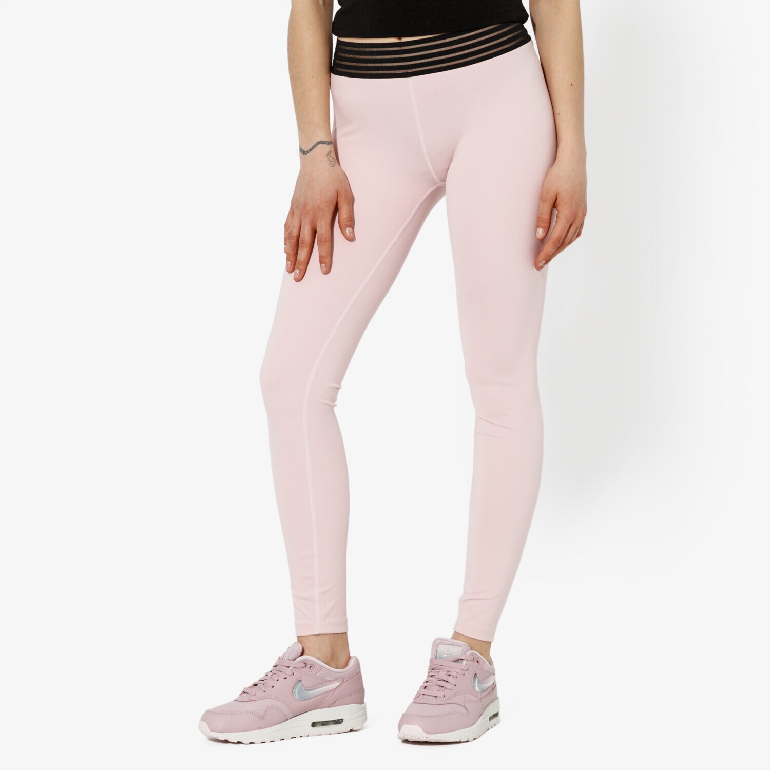 dámské kalhoty CONFRONT LEGGINGS CARVING  CF19SPD05002 RŮŽOVÁ