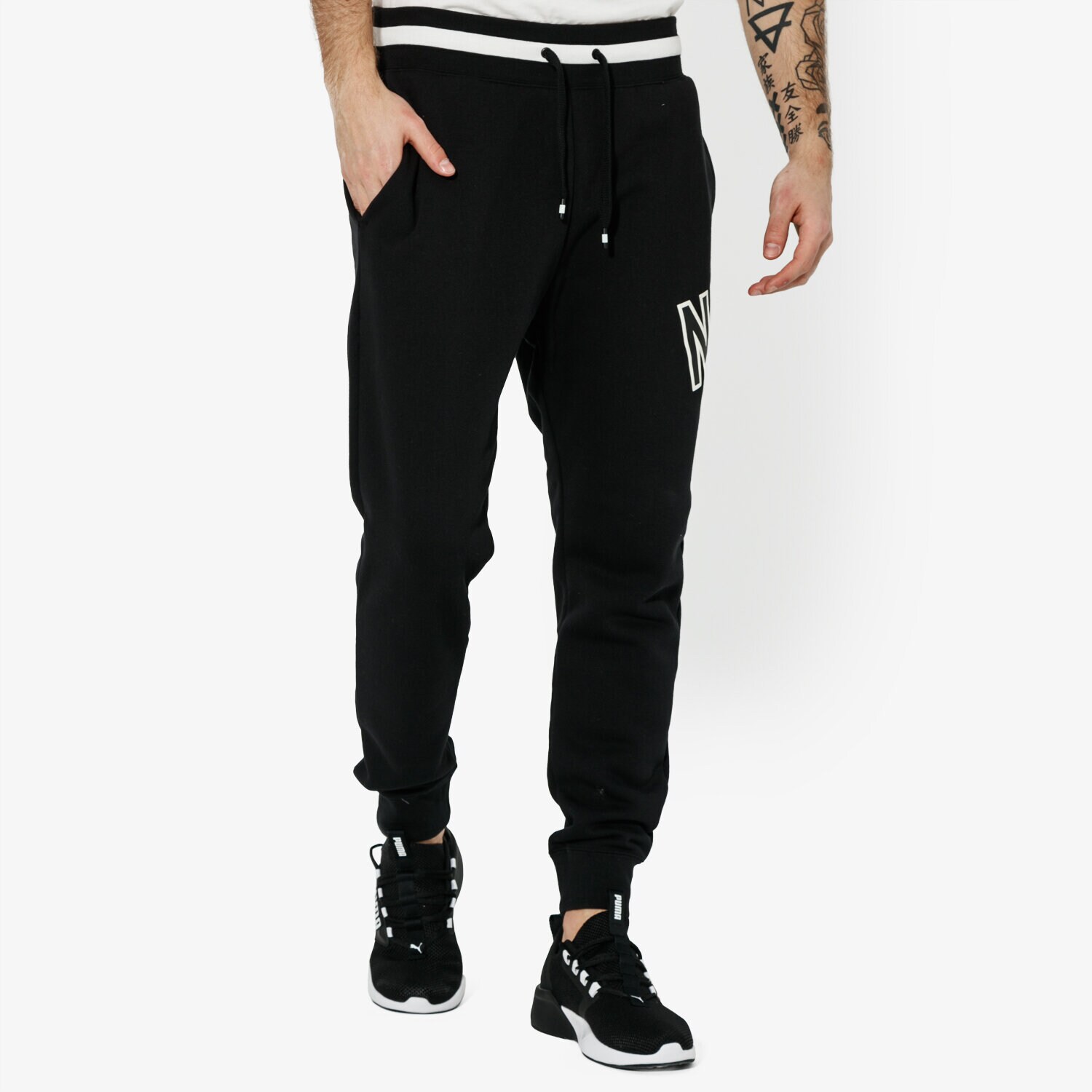 pánské kalhoty NIKE KALHOTY  M NSW NIKE AIR PANT FLC SPORTSWEAR AR1824-010 ČERNÁ