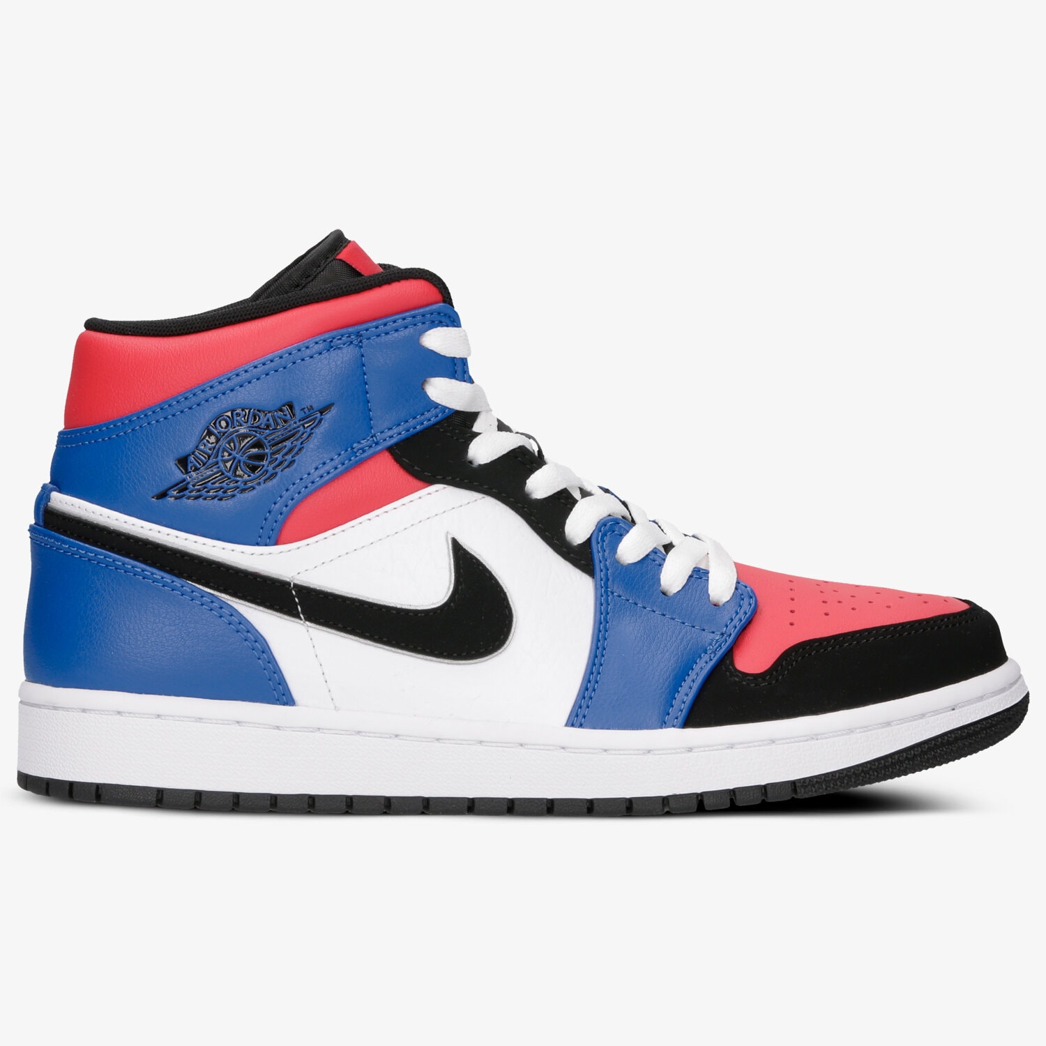 pánské tenisky AIR JORDAN 1 MID 554724-124 ČERVENÁ